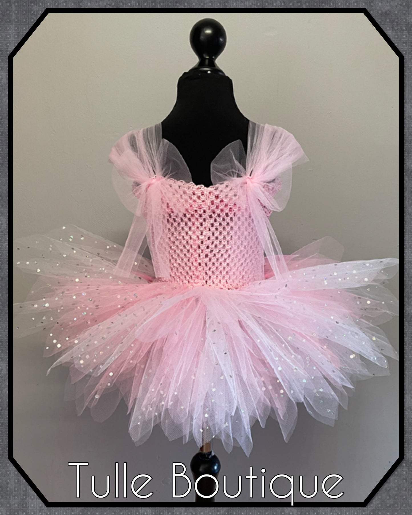 LILA.Girls toddlers Floral birthday party princess tutu dress