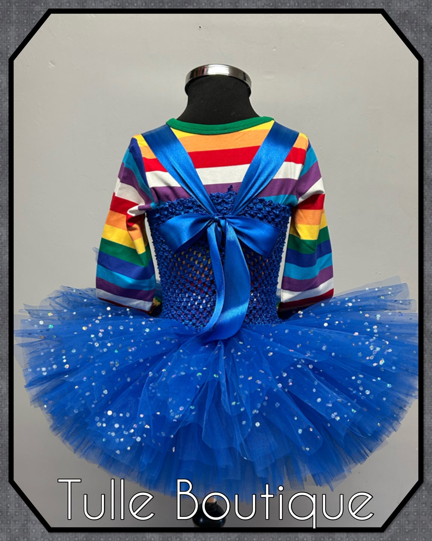 Girls Chucky Child’s Play Scary doll halloween birthday party tutu dress