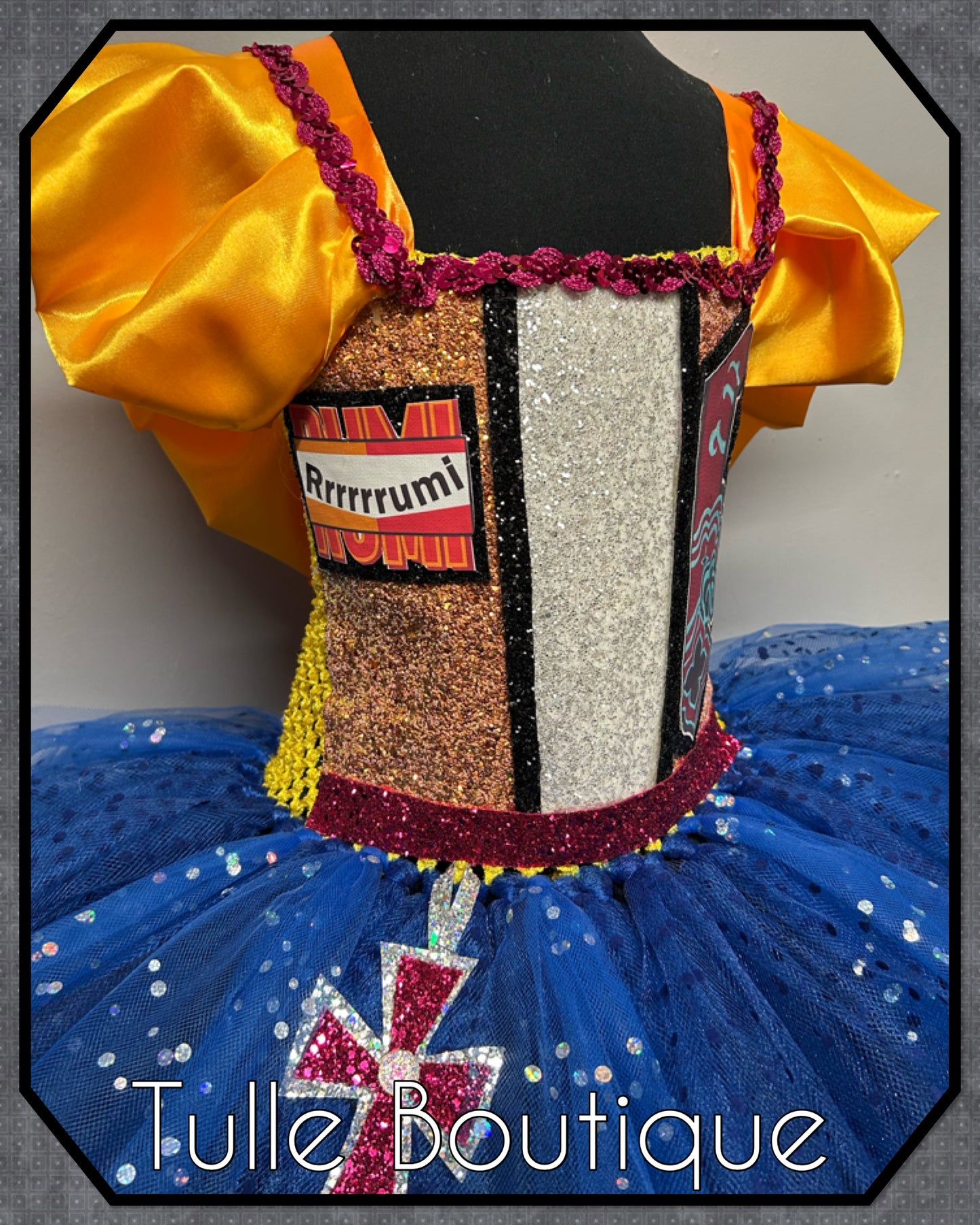 Girls Toddlers K-Pop Demon Hunters RUMI tutu party dress up