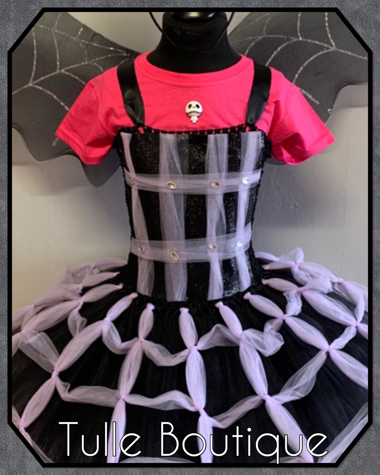 Girls Vampirina halloween birthday party tutu dress fancy dress costume