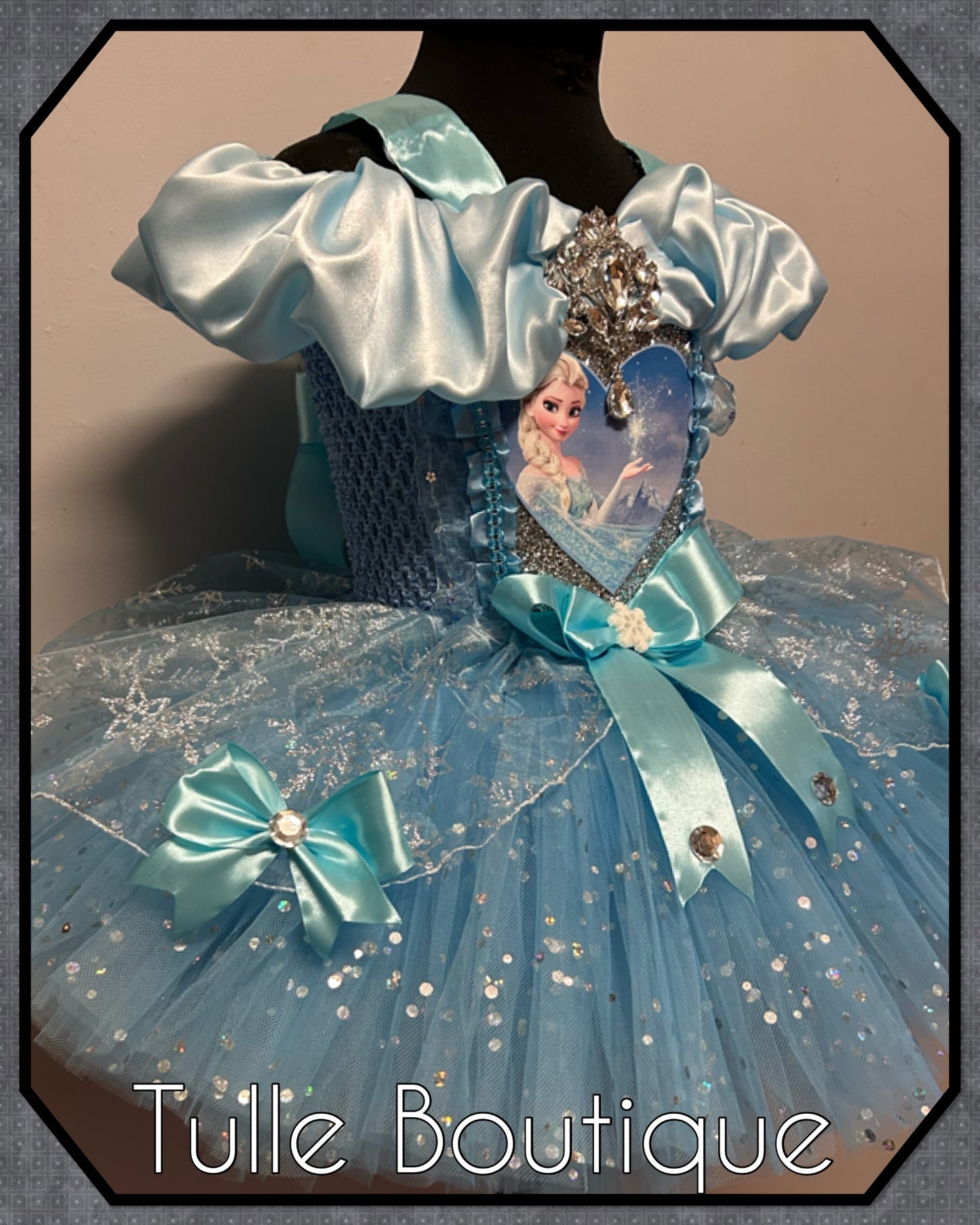 Frozen Elsa ballgown tutu dress