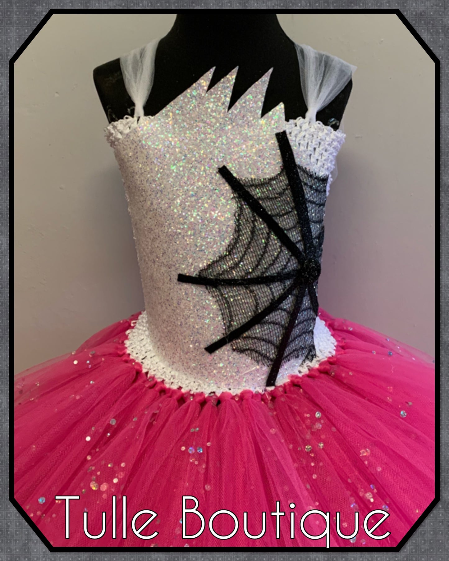 Girls Monster High Catty Noir halloween Princess ballgown tutu dress