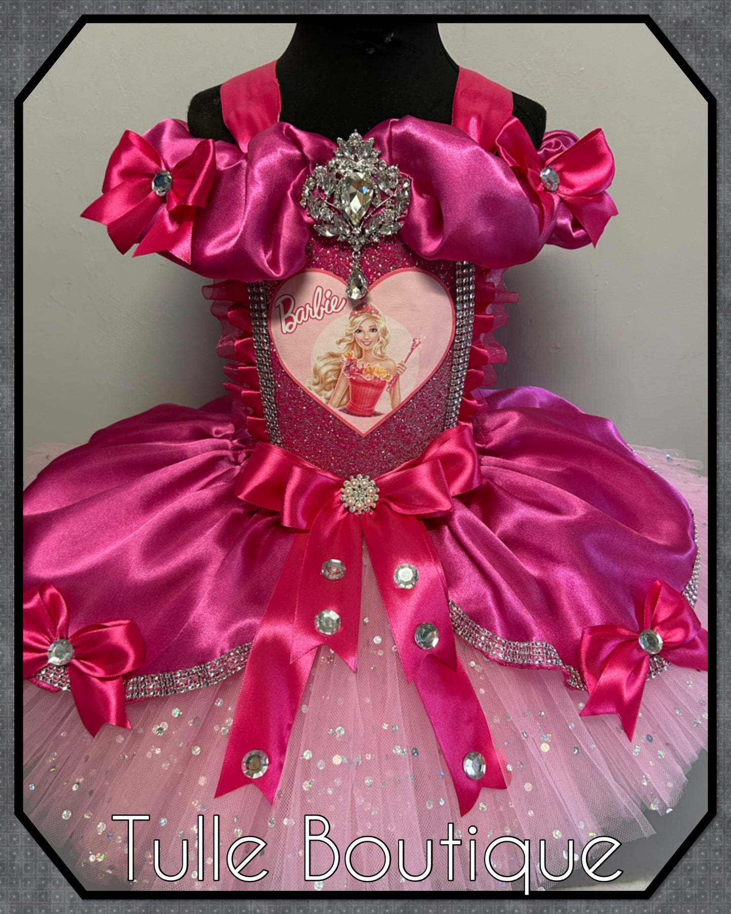 Barbie girl ballgown tutu dress