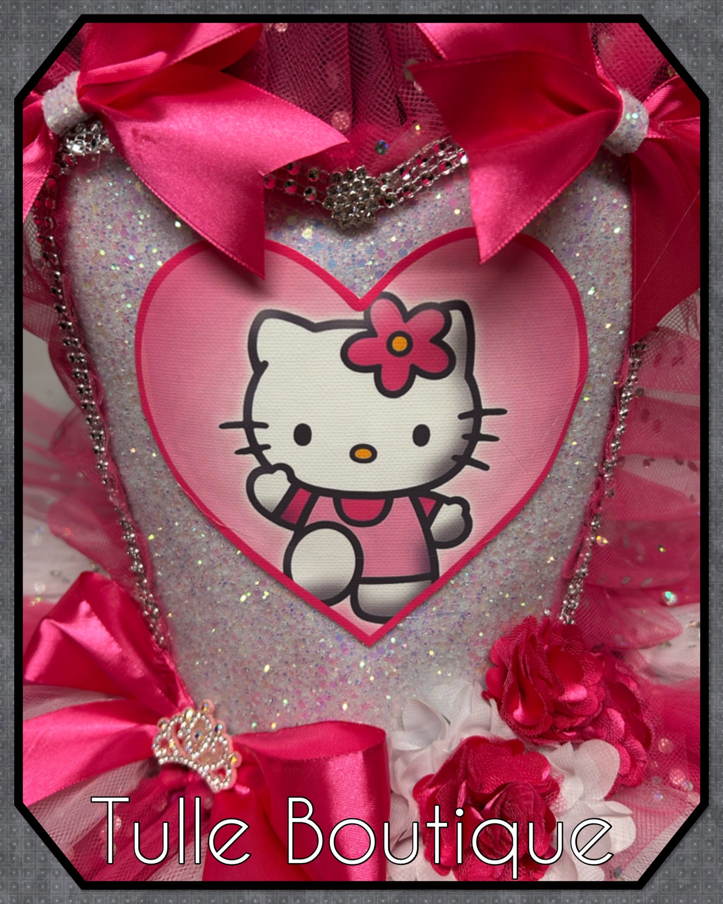 Girls Hello Kitty birthday party tutu dress fancy dress costume