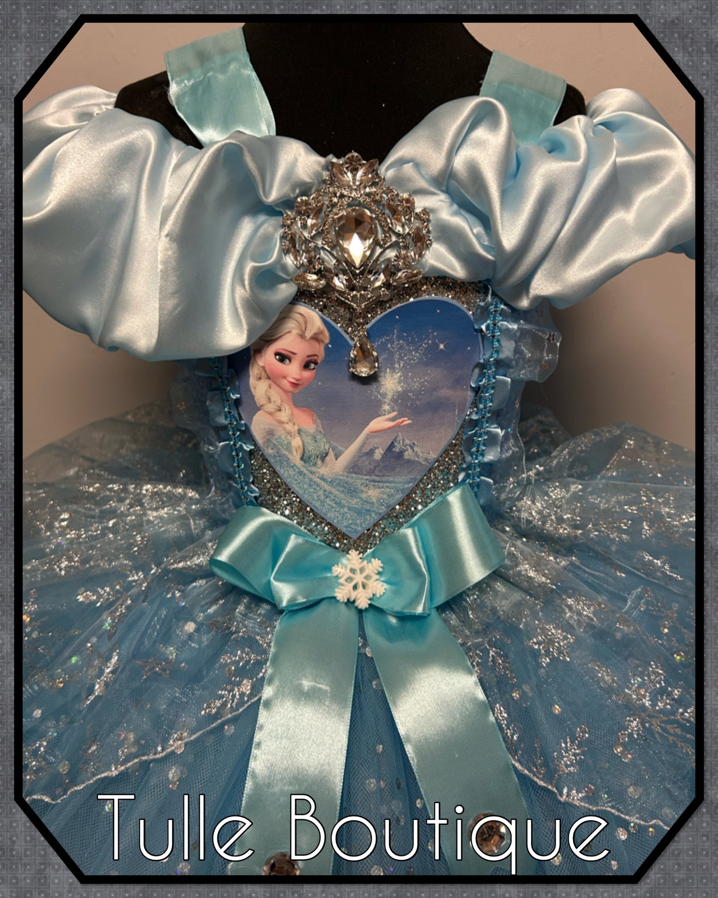 Frozen Elsa ballgown tutu dress