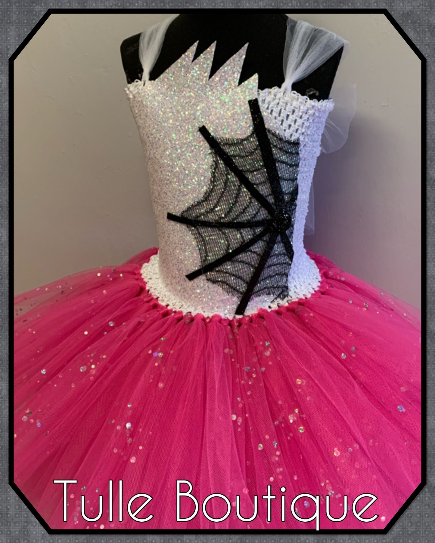 Girls Monster High Catty Noir halloween Princess ballgown tutu dress