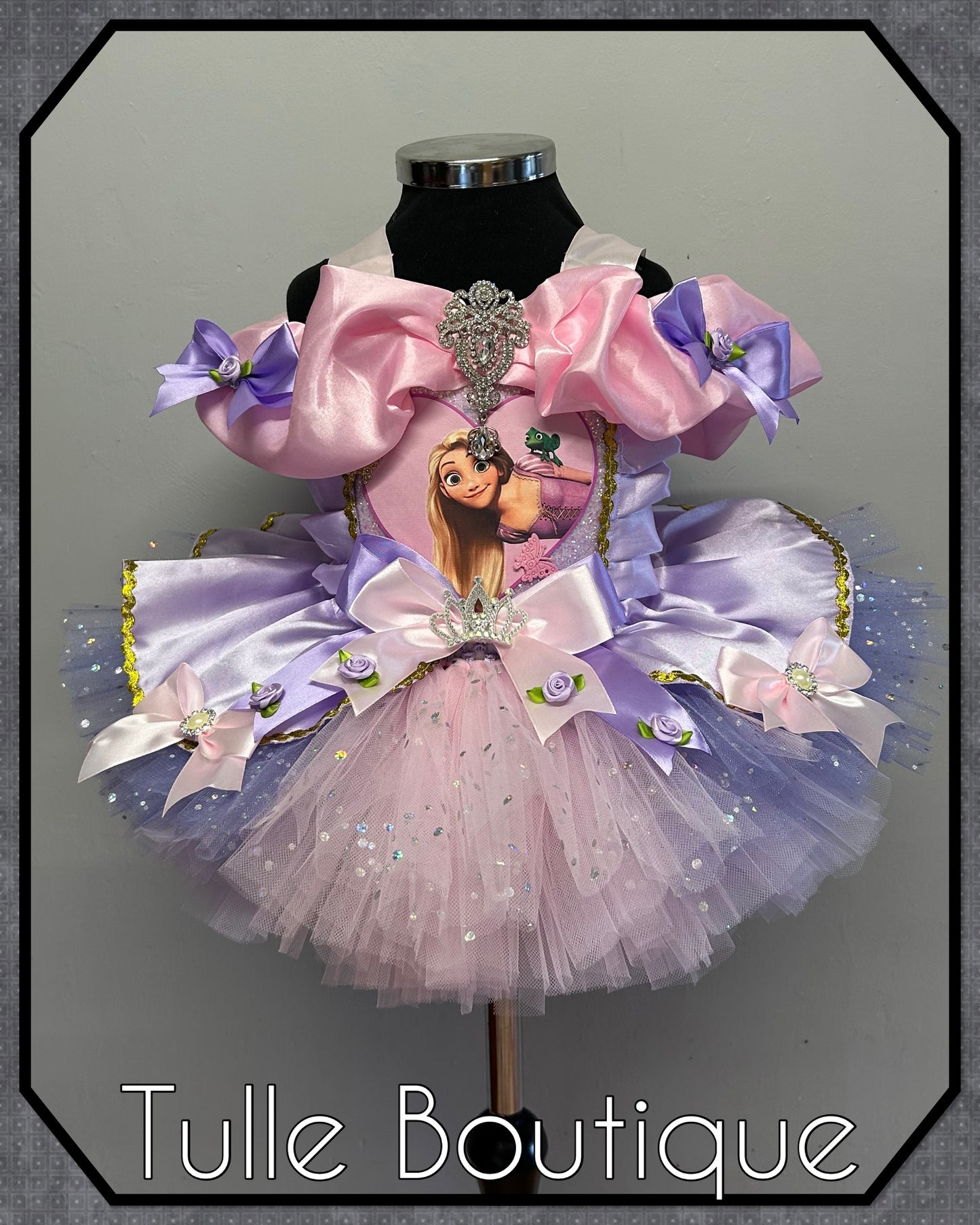 Girls toddlers Rapunzel Tangled princess ballgown tutu party dress up