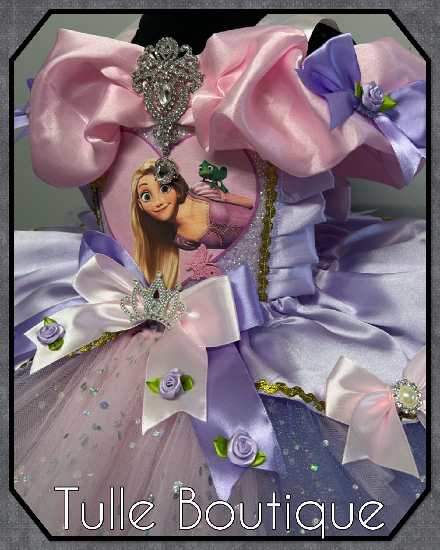 Girls toddlers Rapunzel Tangled princess ballgown tutu party dress up