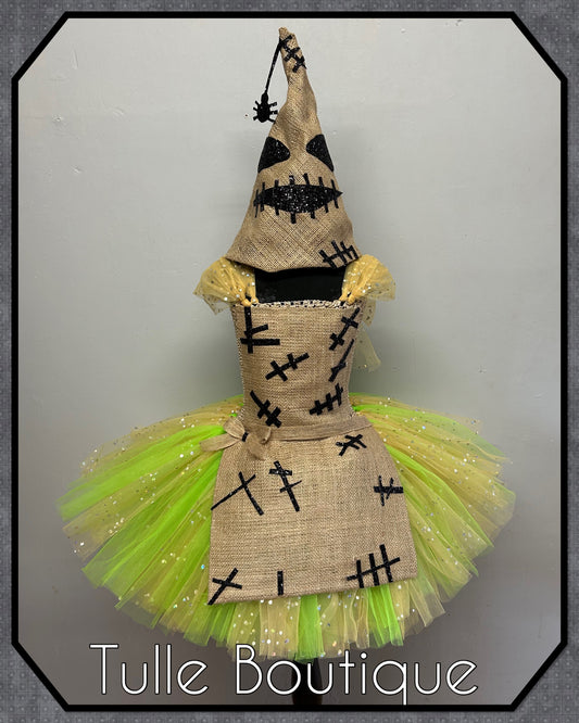 Girls toddlers Oogie Boogie costume nightmare before Christmas tutu dress party outfit