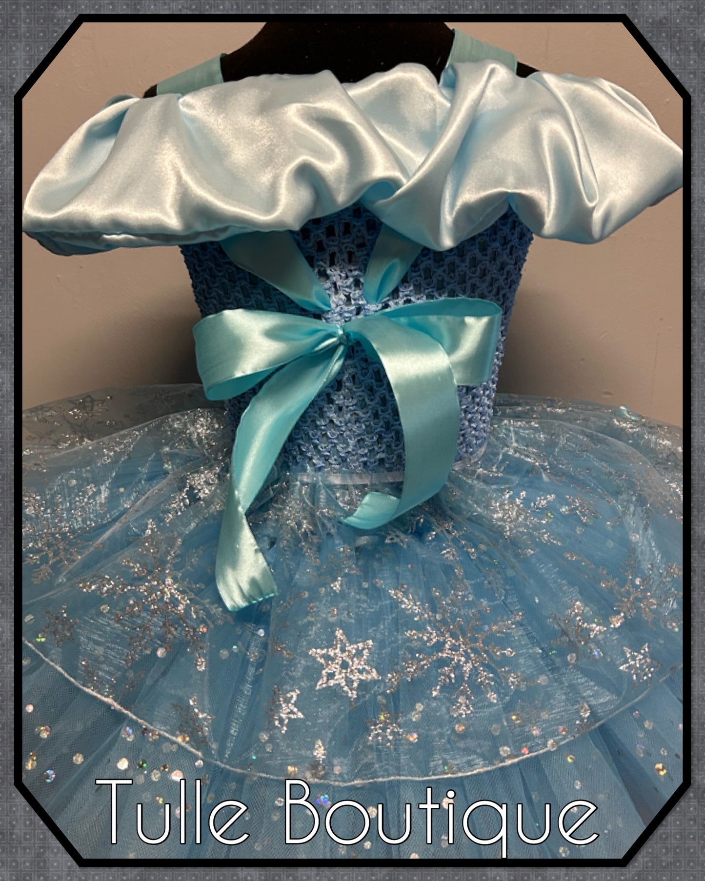 Frozen Elsa ballgown tutu dress