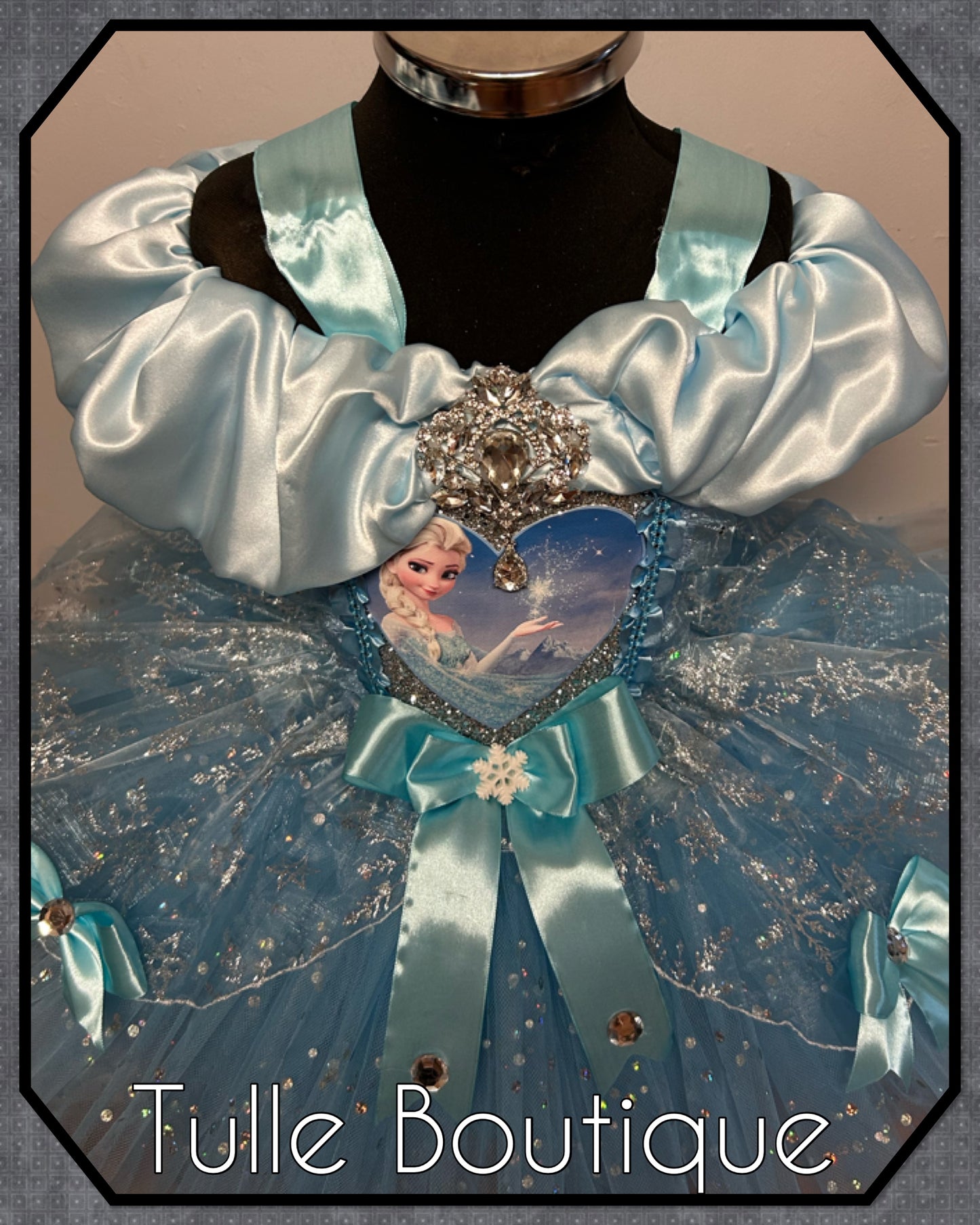 Frozen Elsa ballgown tutu dress