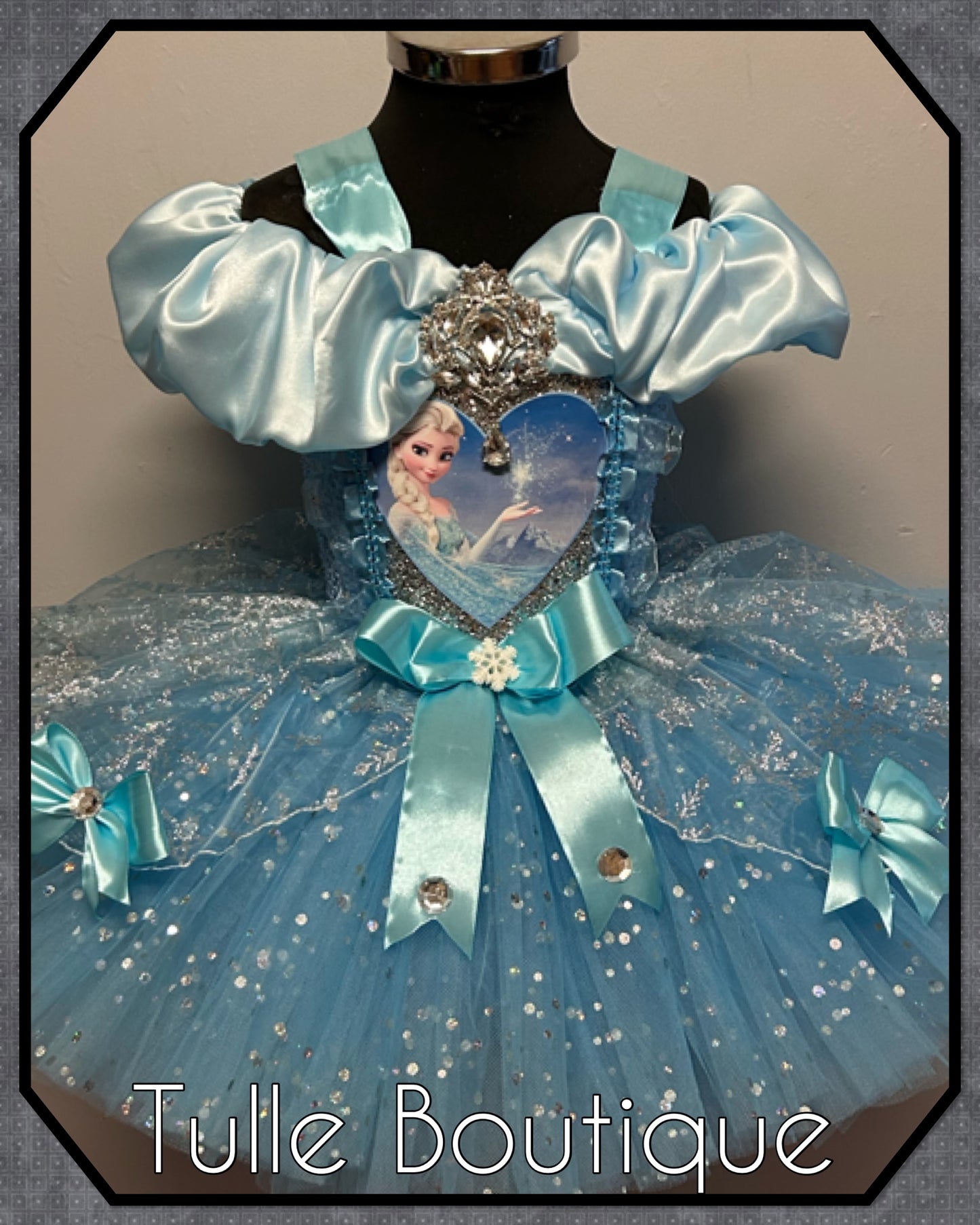 Frozen Elsa ballgown tutu dress