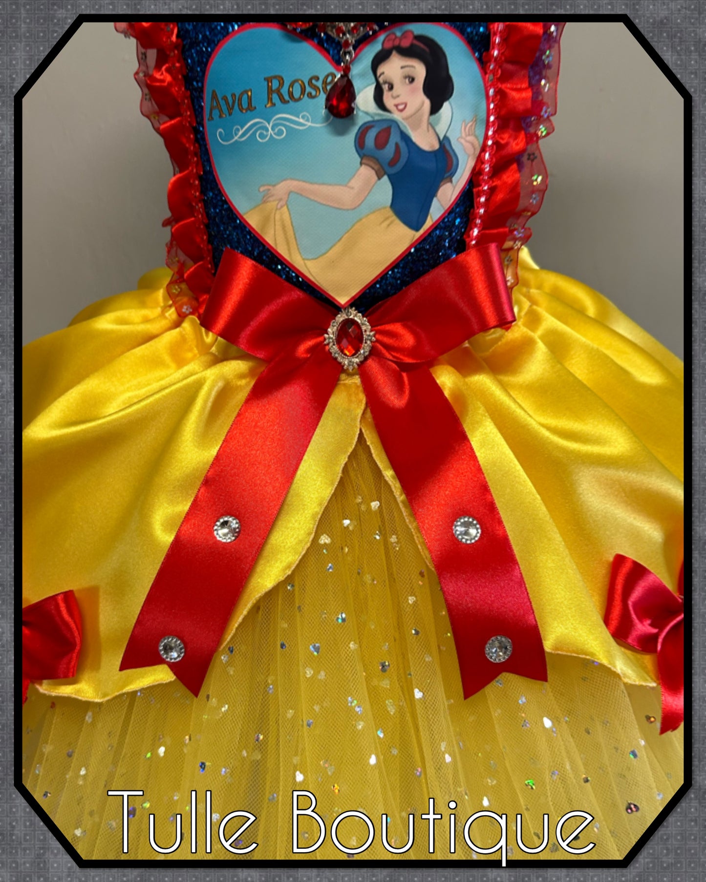 Snow White Princess ballgown tutu birthday dress