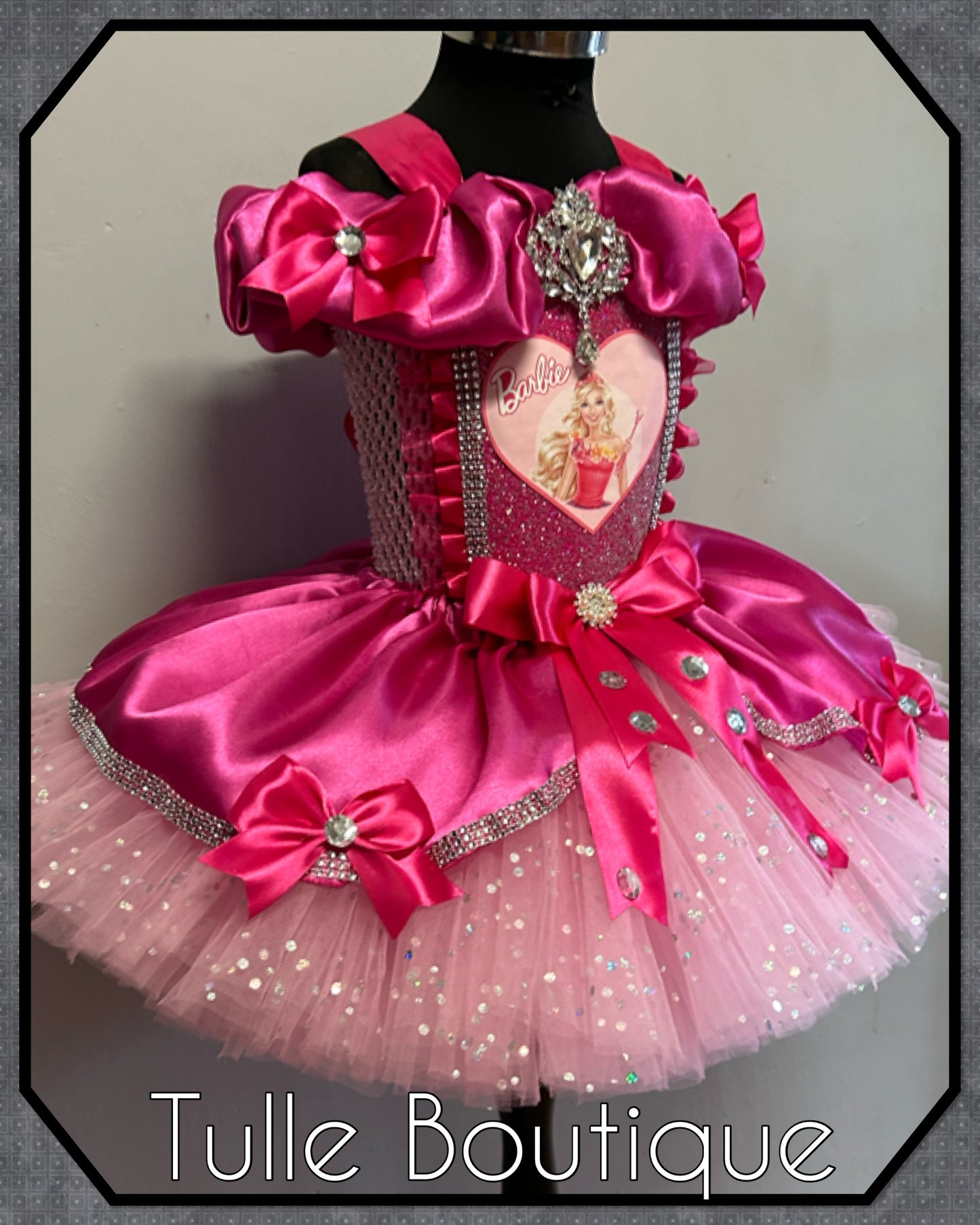 Barbie girl ballgown tutu dress