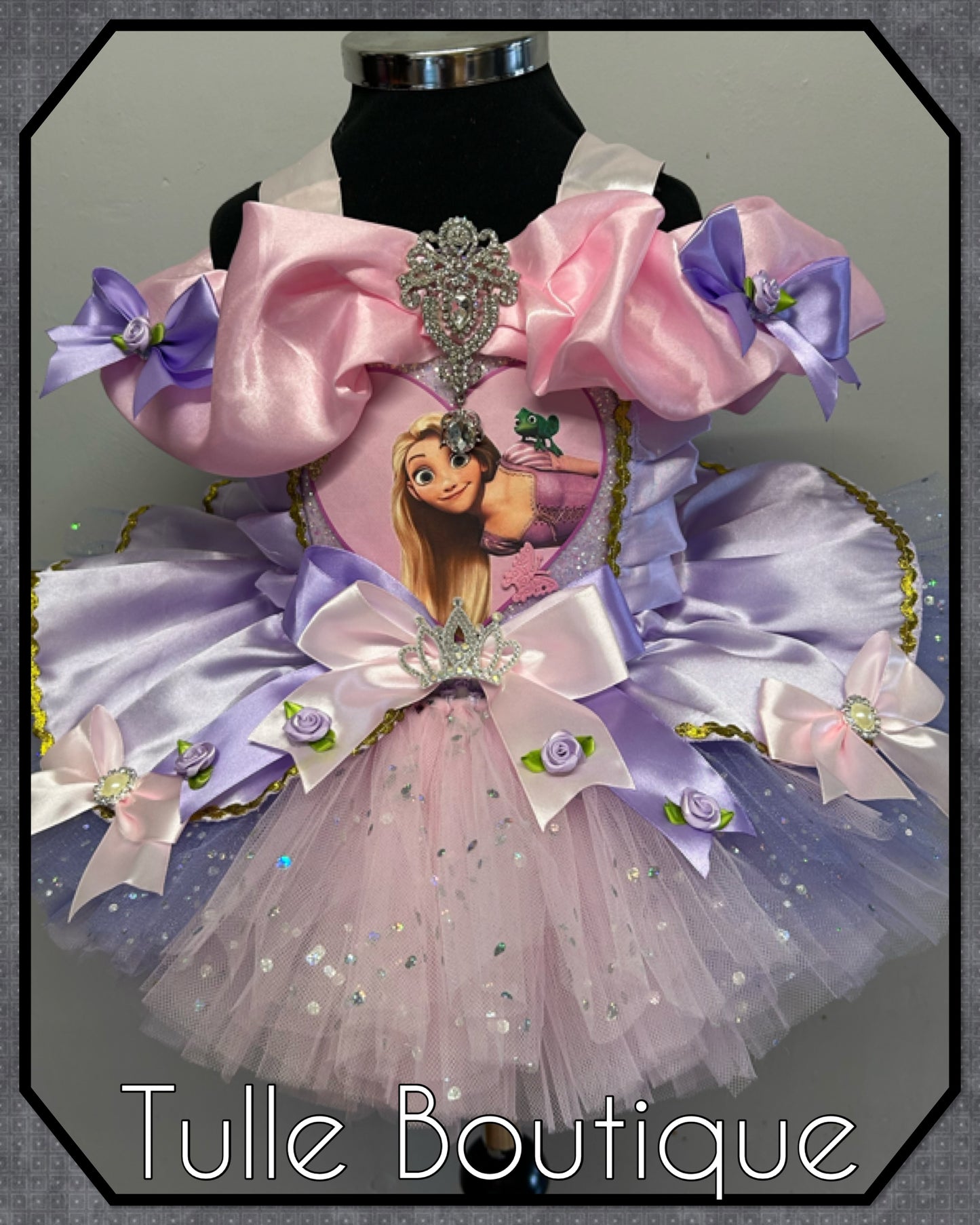 Girls toddlers Rapunzel Tangled princess ballgown tutu party dress up