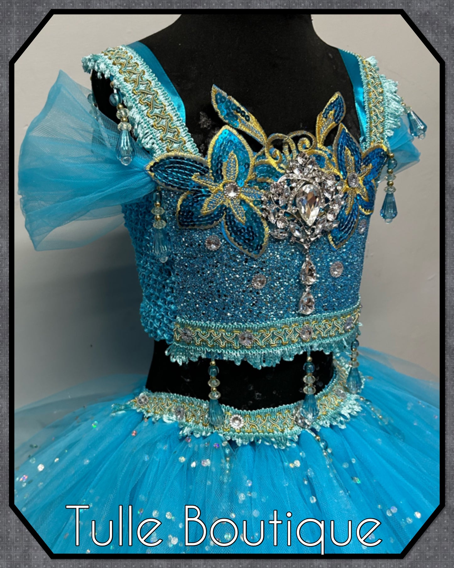 Girls princess Jasmine Arabian Princess birthday party tutu dress