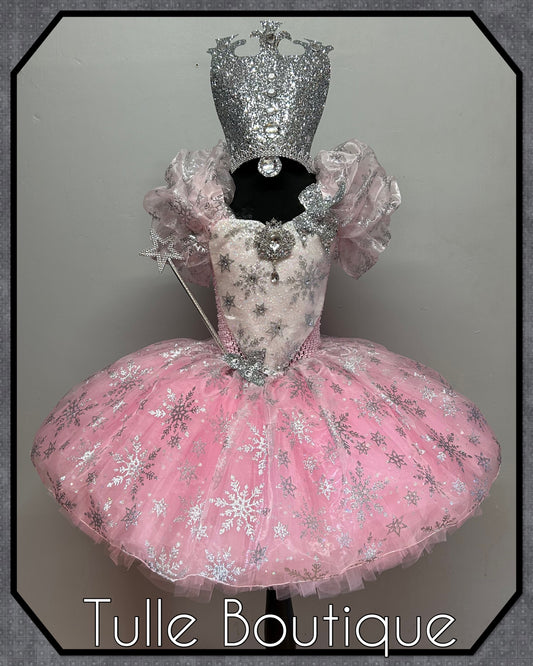 Girls Toddlers Glinda the good witch wizard of Oz tutu dress fancy dress costume