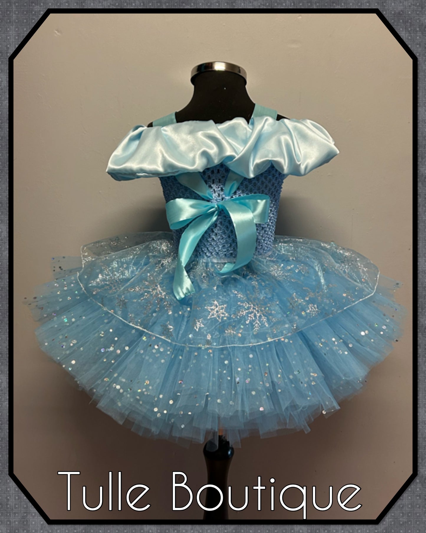 Frozen Elsa ballgown tutu dress