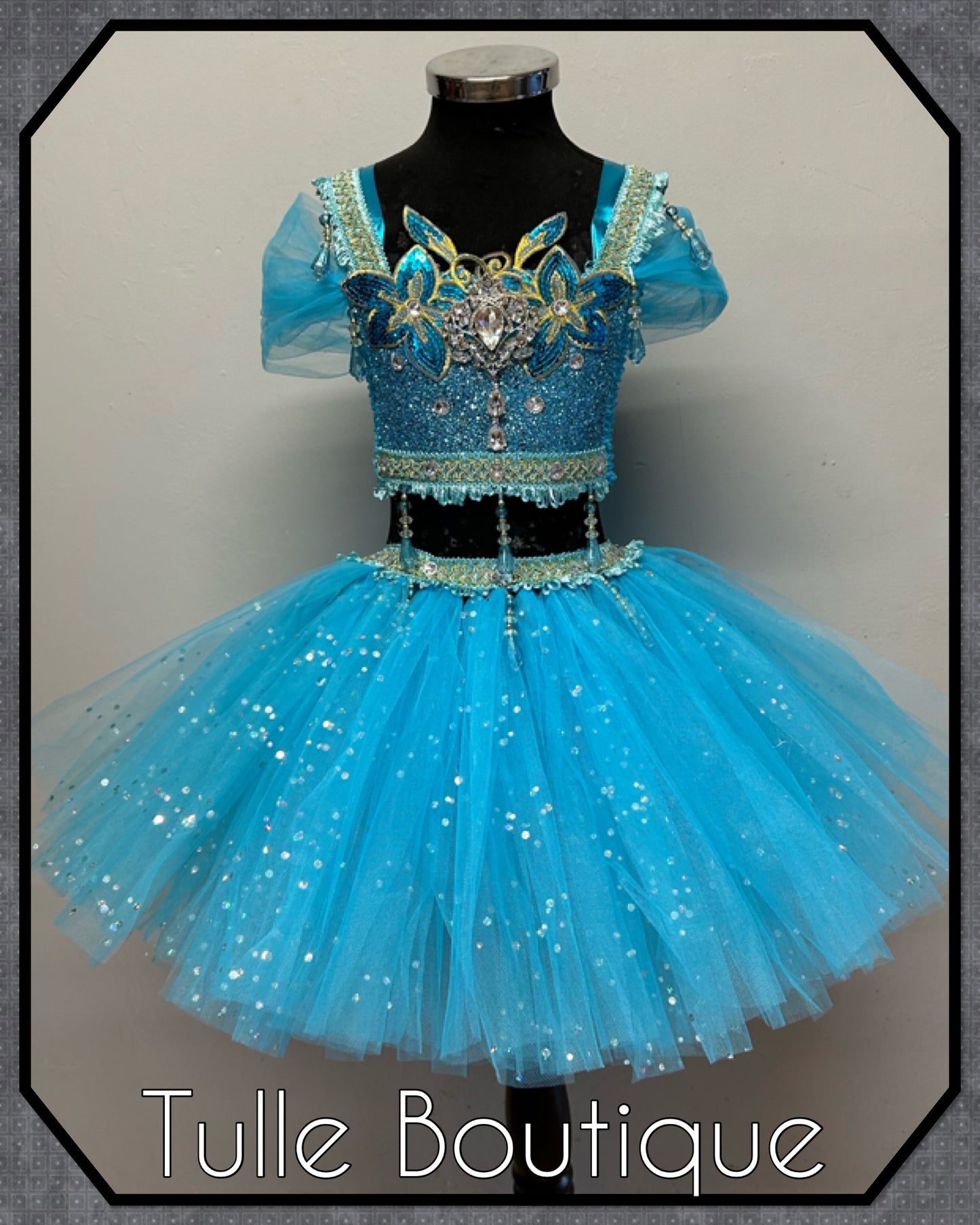 Girls princess Jasmine Arabian Princess birthday party tutu dress