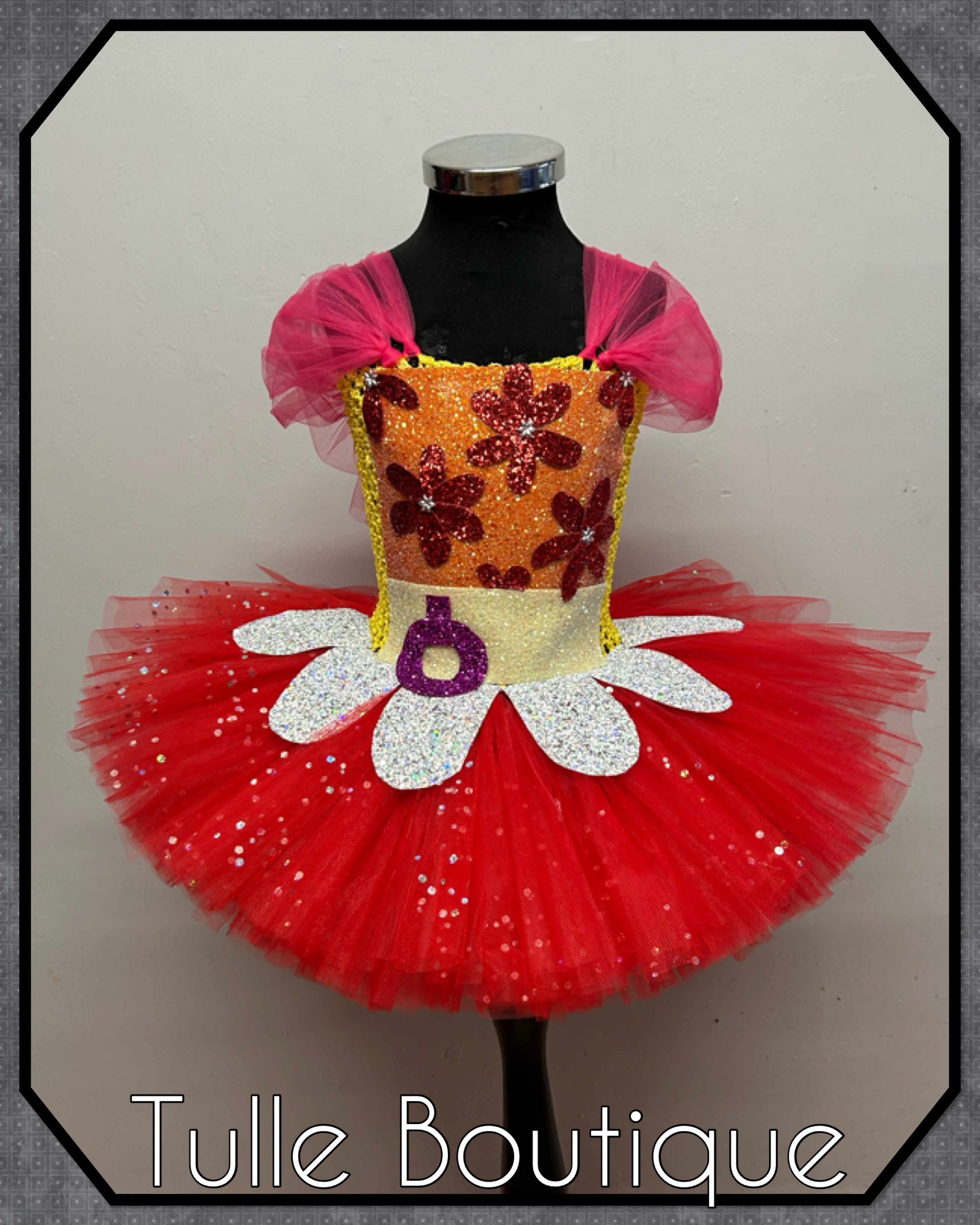 Upsy Daisy in the night garden themed princess birthday tutu dress