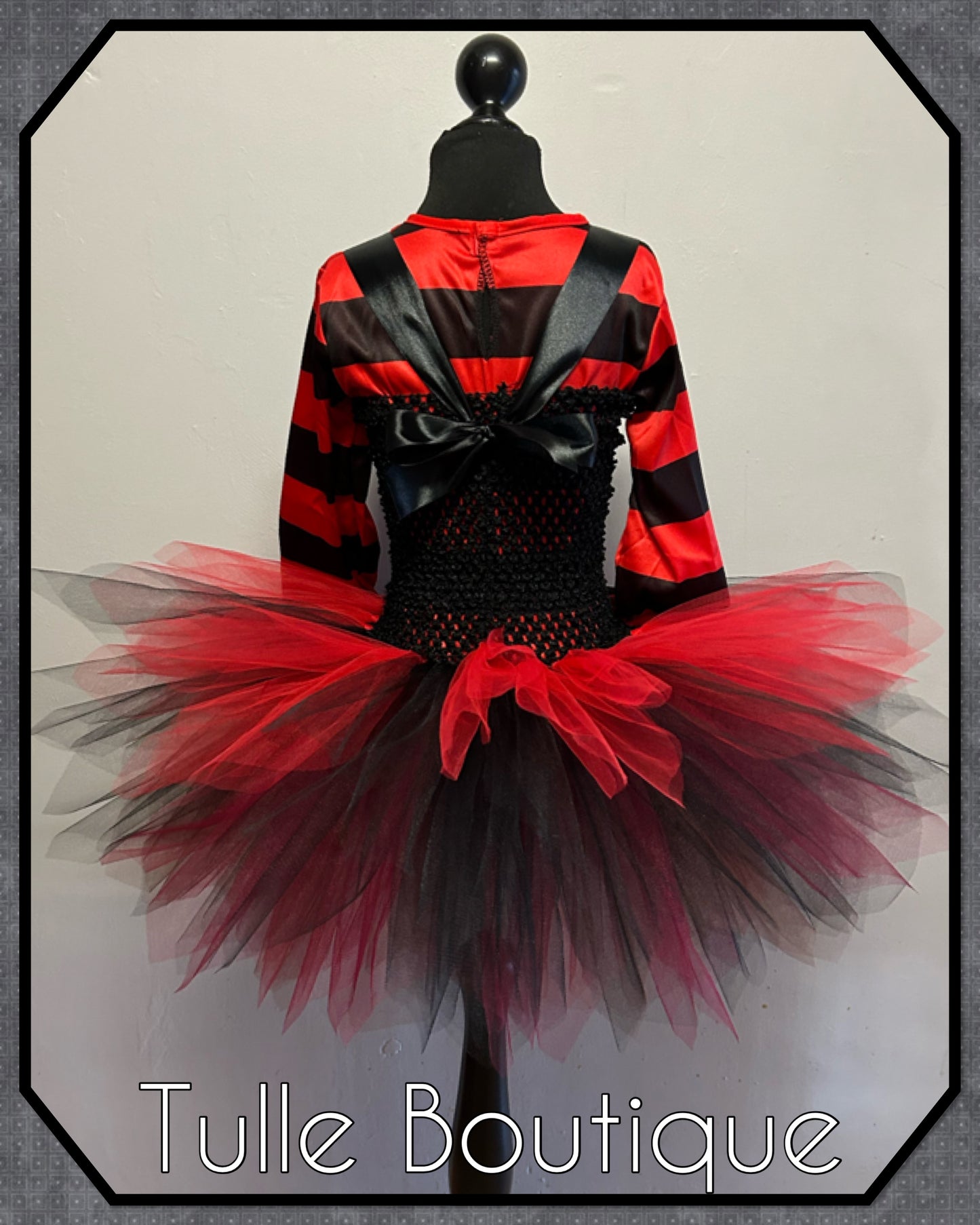 Girls Freddy Krueger Nightmare on Elms Street halloween birthday party tutu dress