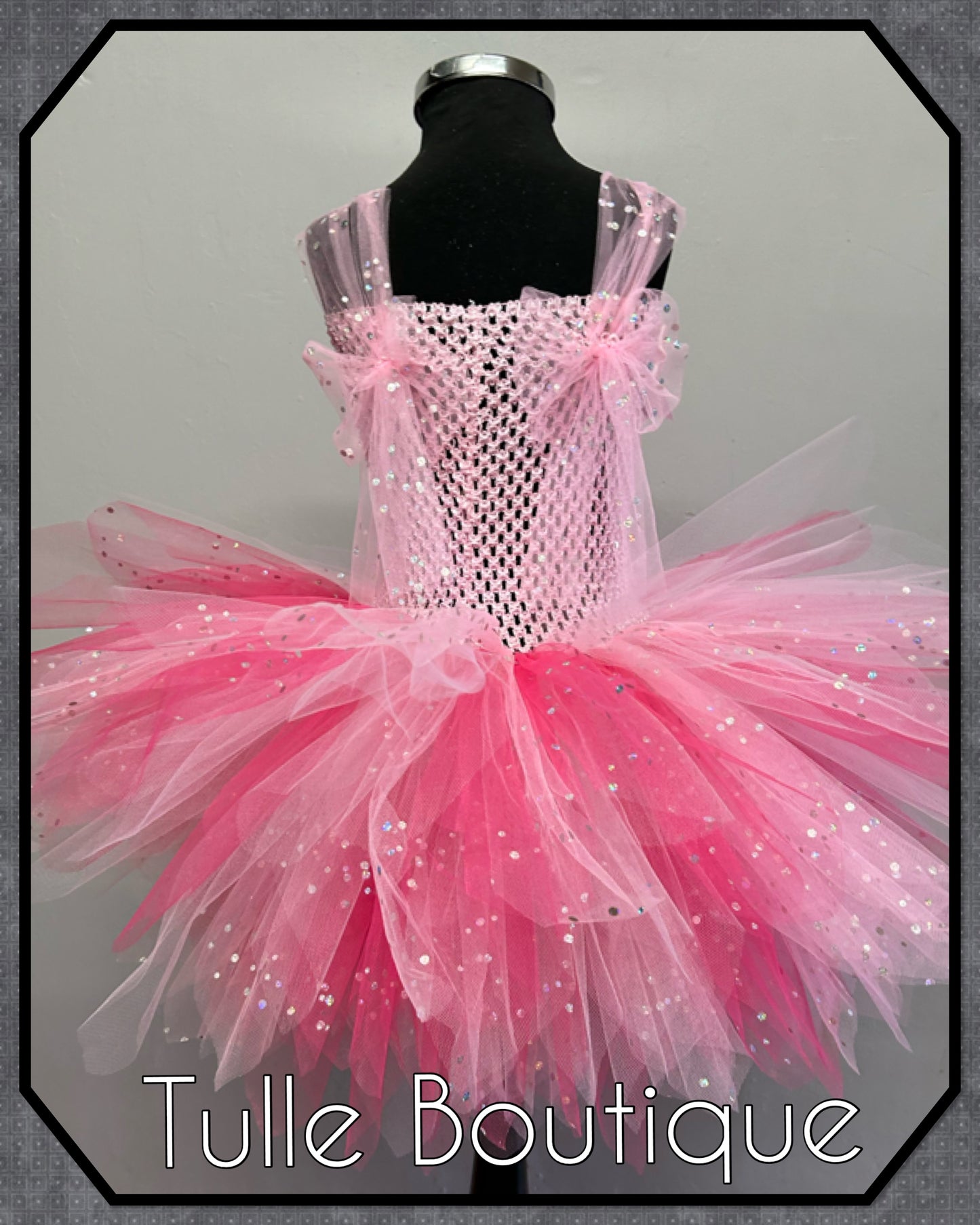 Barbie pink princess birthday tutu dress