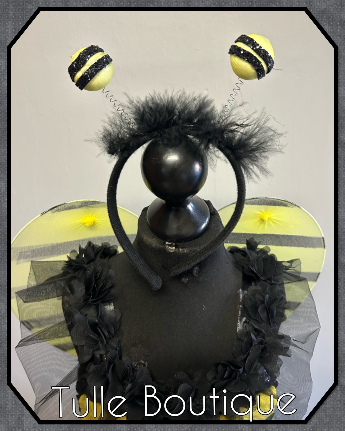 Girls Bumble Bee wasp tutu birthday party dress