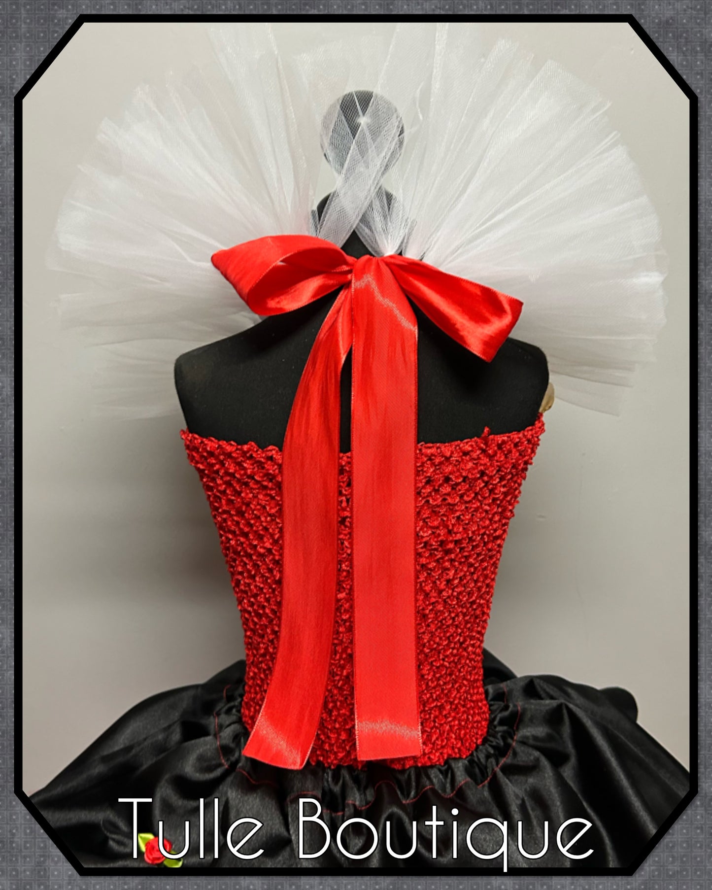 Queen of hearts world book day birthday tutu dress