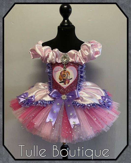 Paw patrol pup ballgown tutu dress