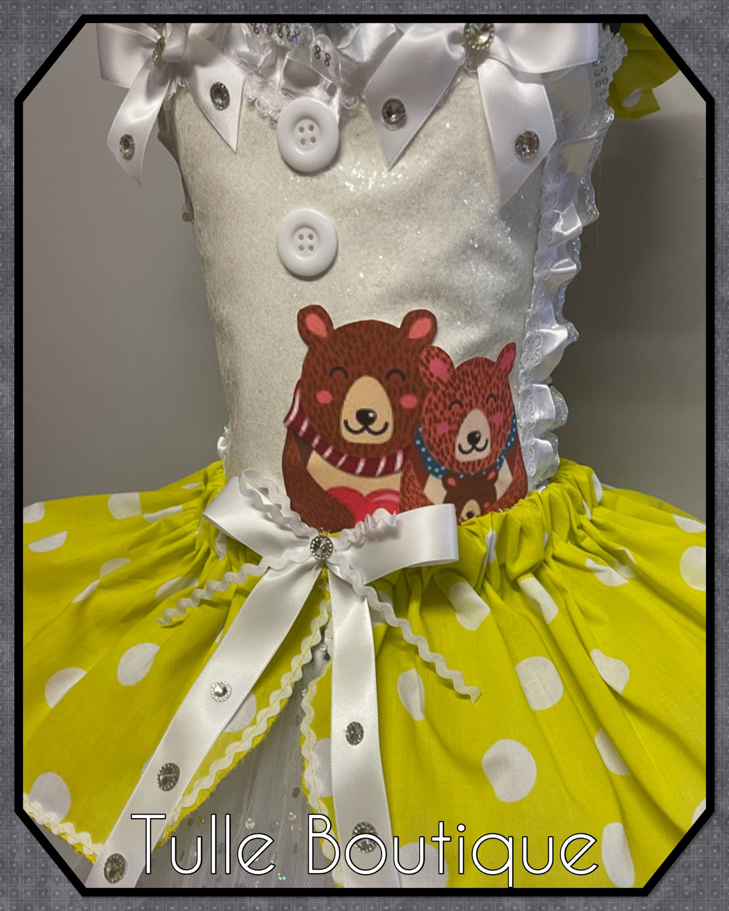 Goldilocks and the three bears Princess ballgown tutu birthday dress