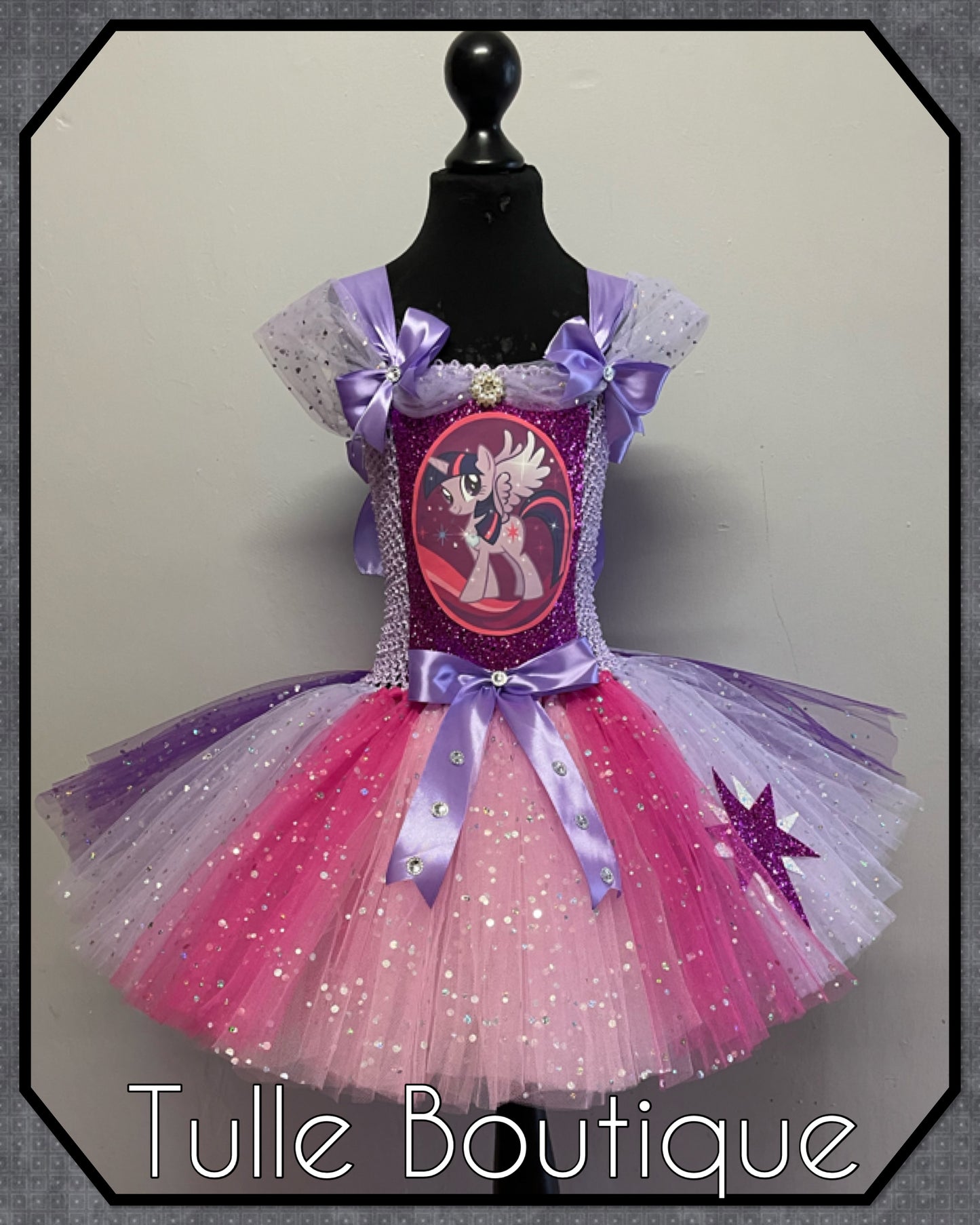 My little pony Twilight Sparkle princess birthday tutu dress