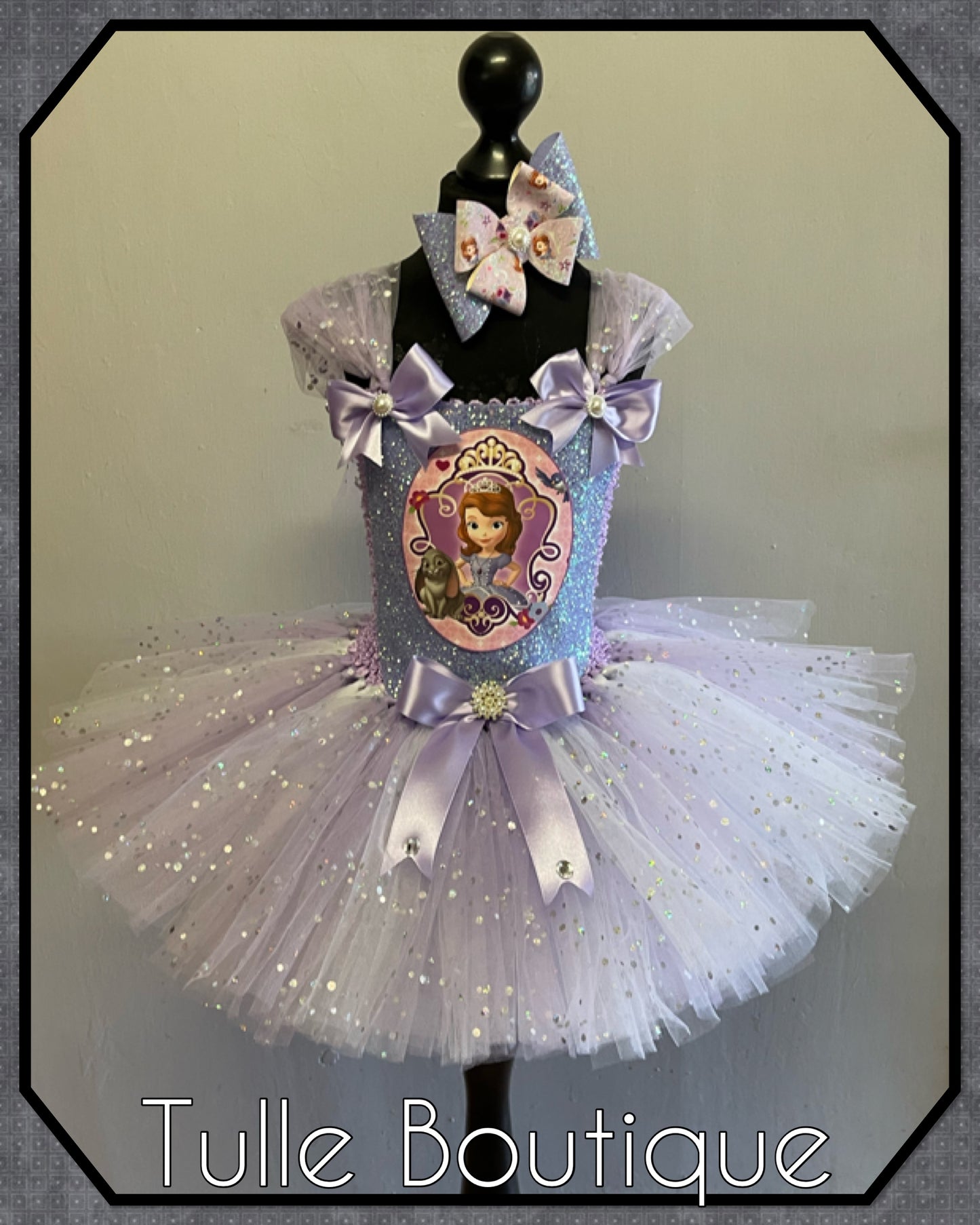 Princess Sofia the first birthday tutu dress