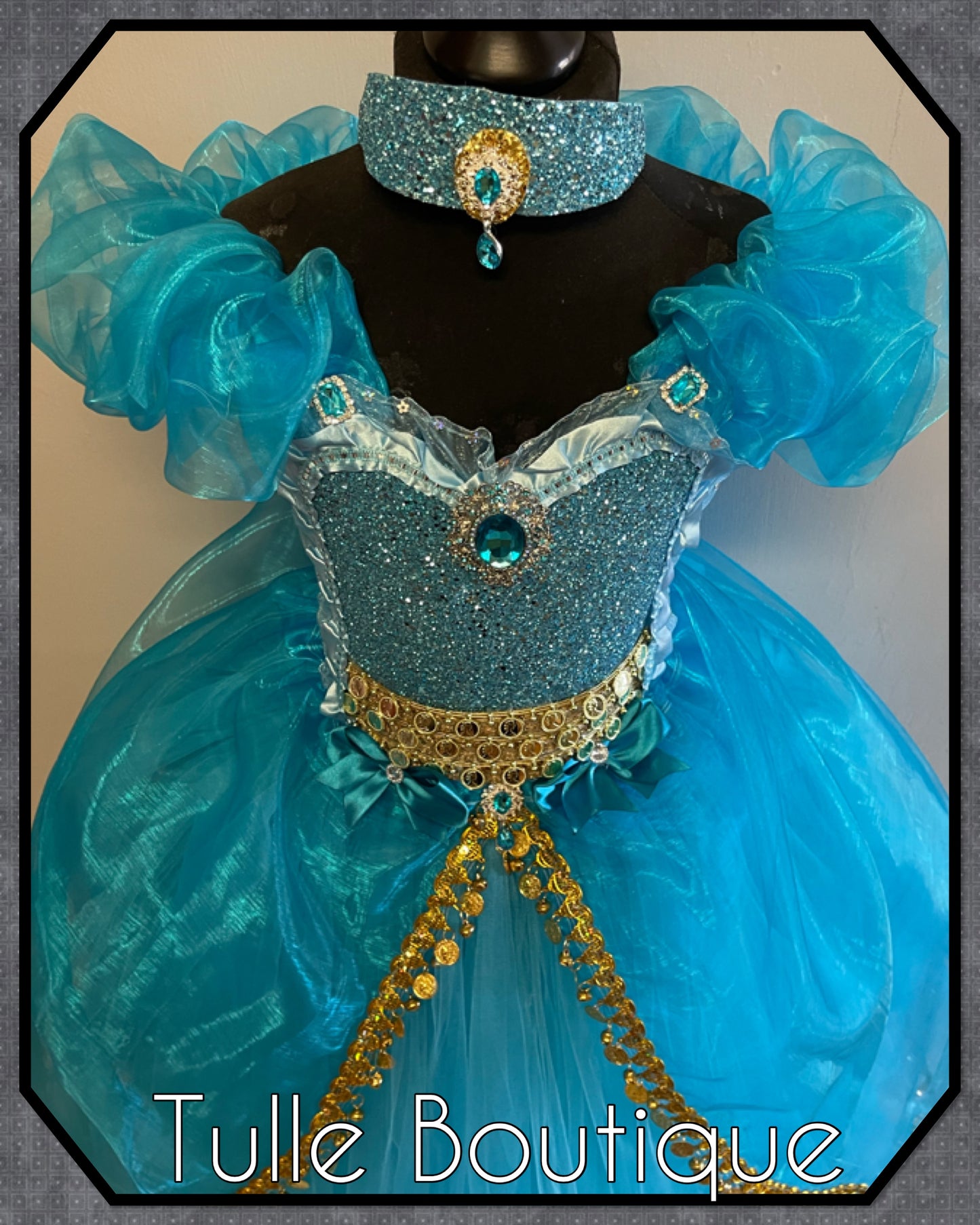 Arabian princess Jasmine ballgown tutu dress