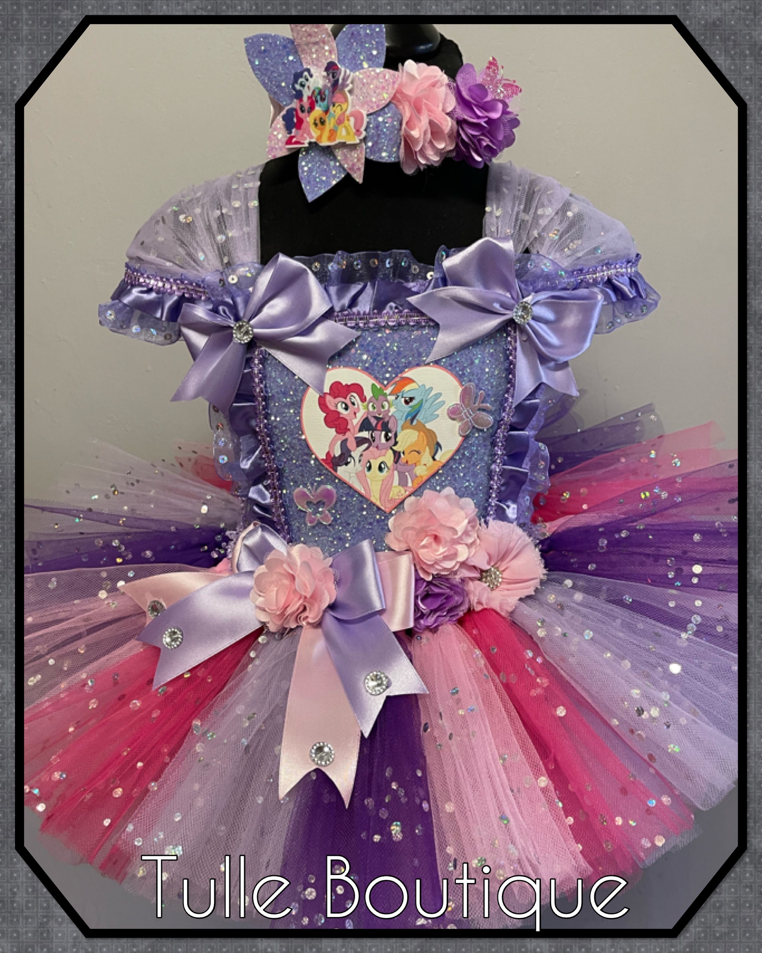 My little pony birthday party tutu dress outfit Tulleboutique