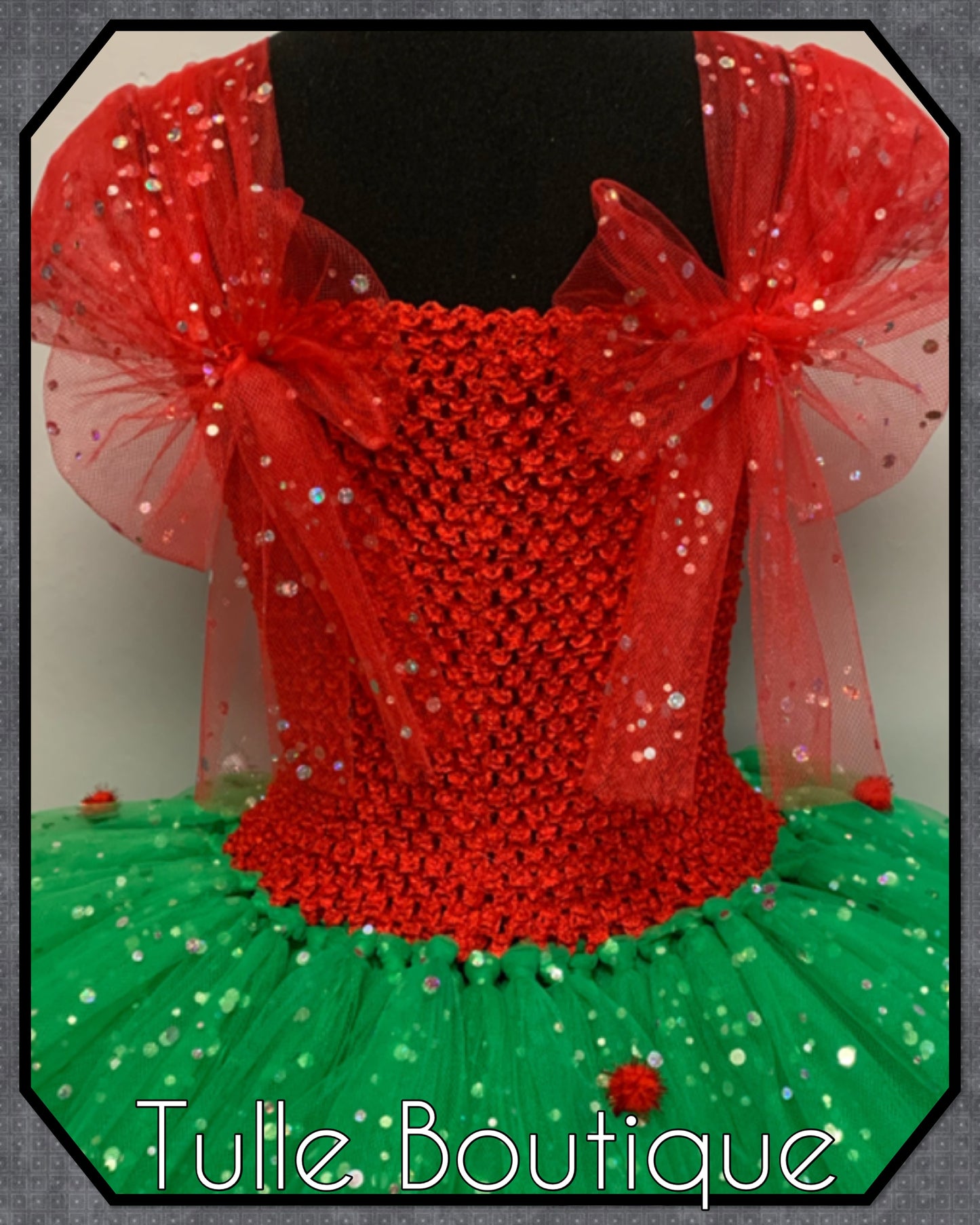 Santa Hat Princess Christmas tutu party dress