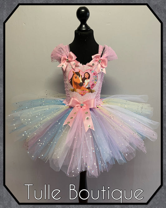 Spirit the horse personalized birthday party princess tutu dress