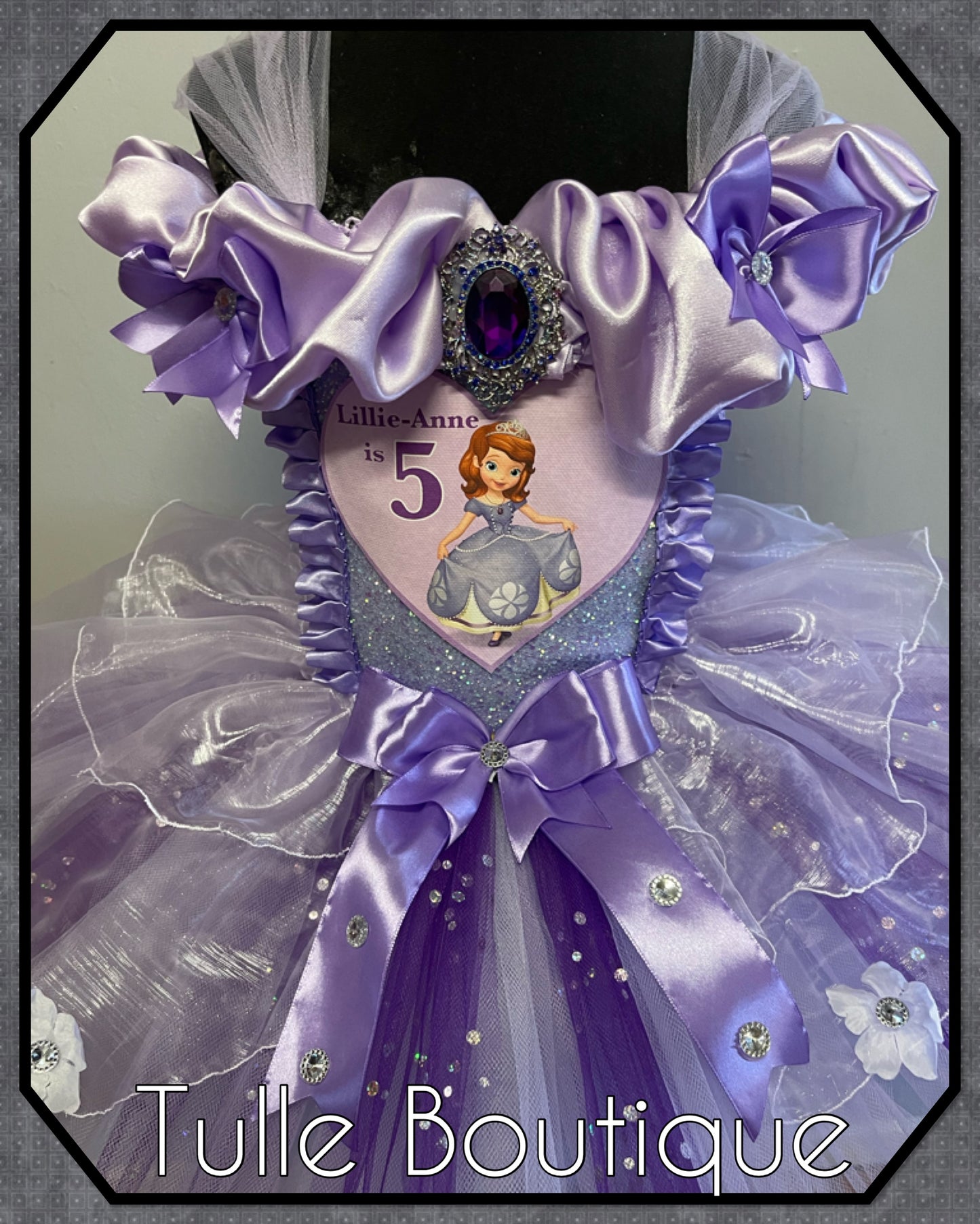 Princess Sofia the first organza ballgown tutu dress