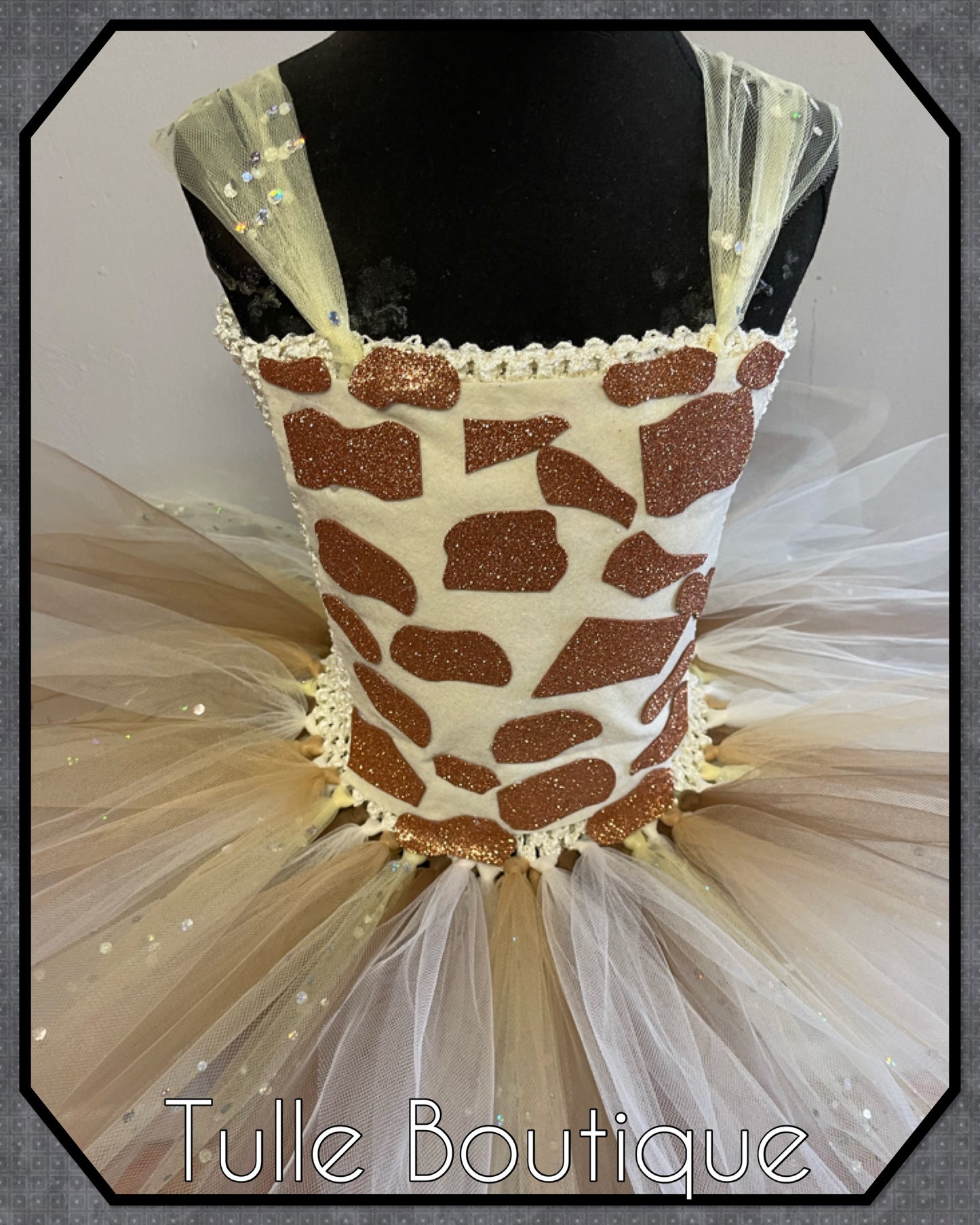 Jungle Princess birthday Giraffe tutu dress