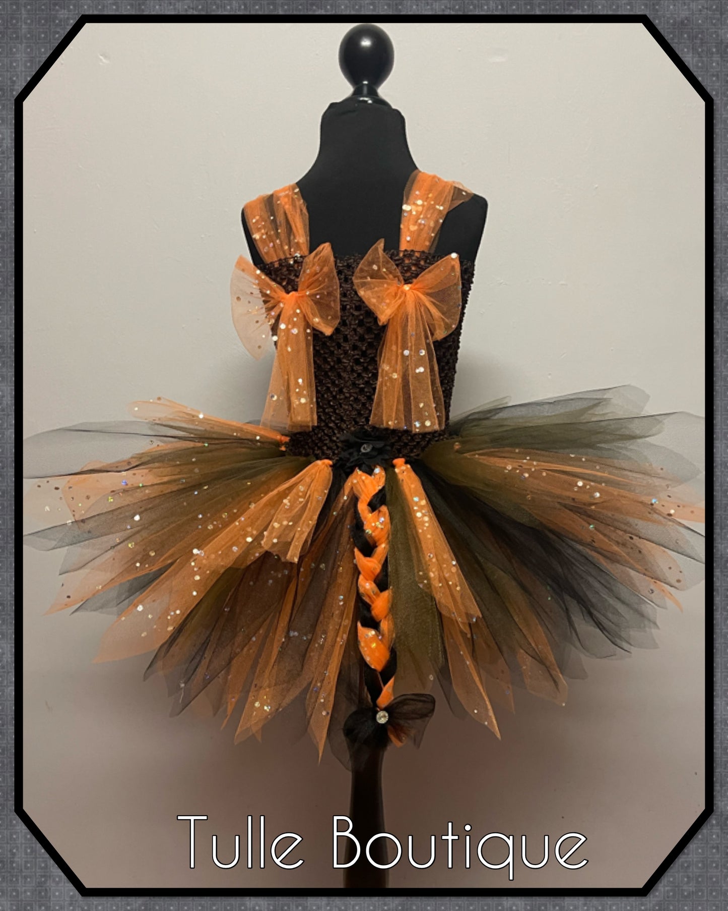 Tiger tutu dress jungle animal party outfit