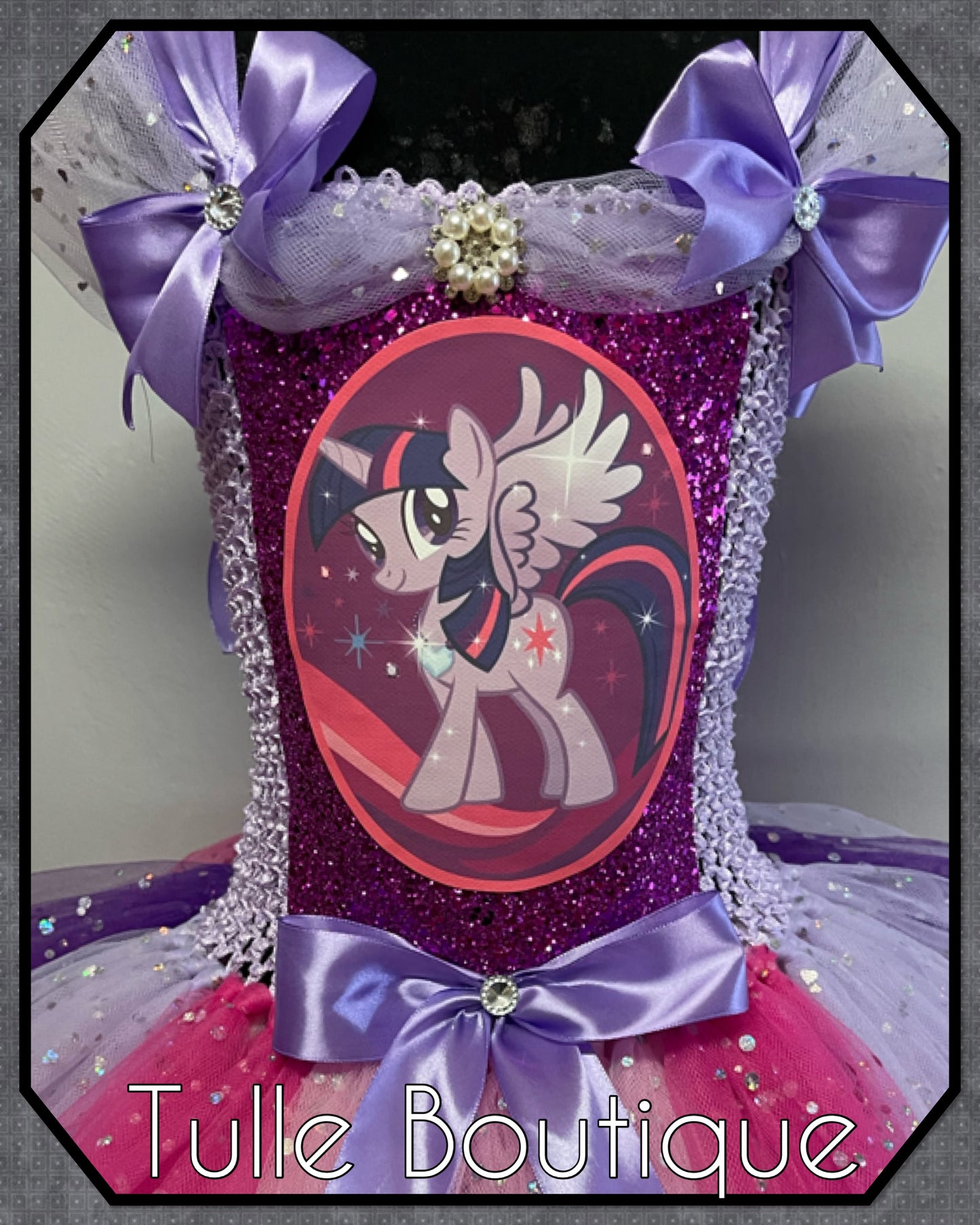 My little pony Twilight Sparkle princess birthday tutu dress