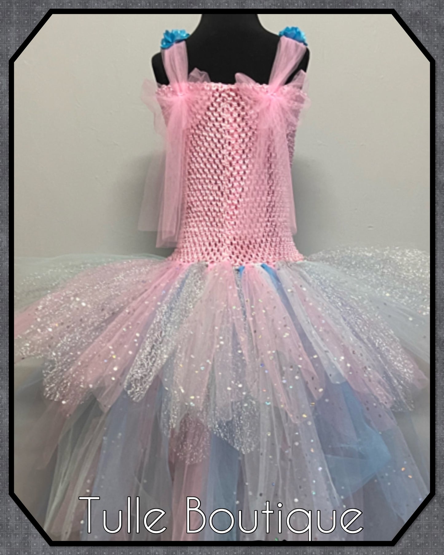 LAURA. Glitter Unicorn princess tutu birthday party dress