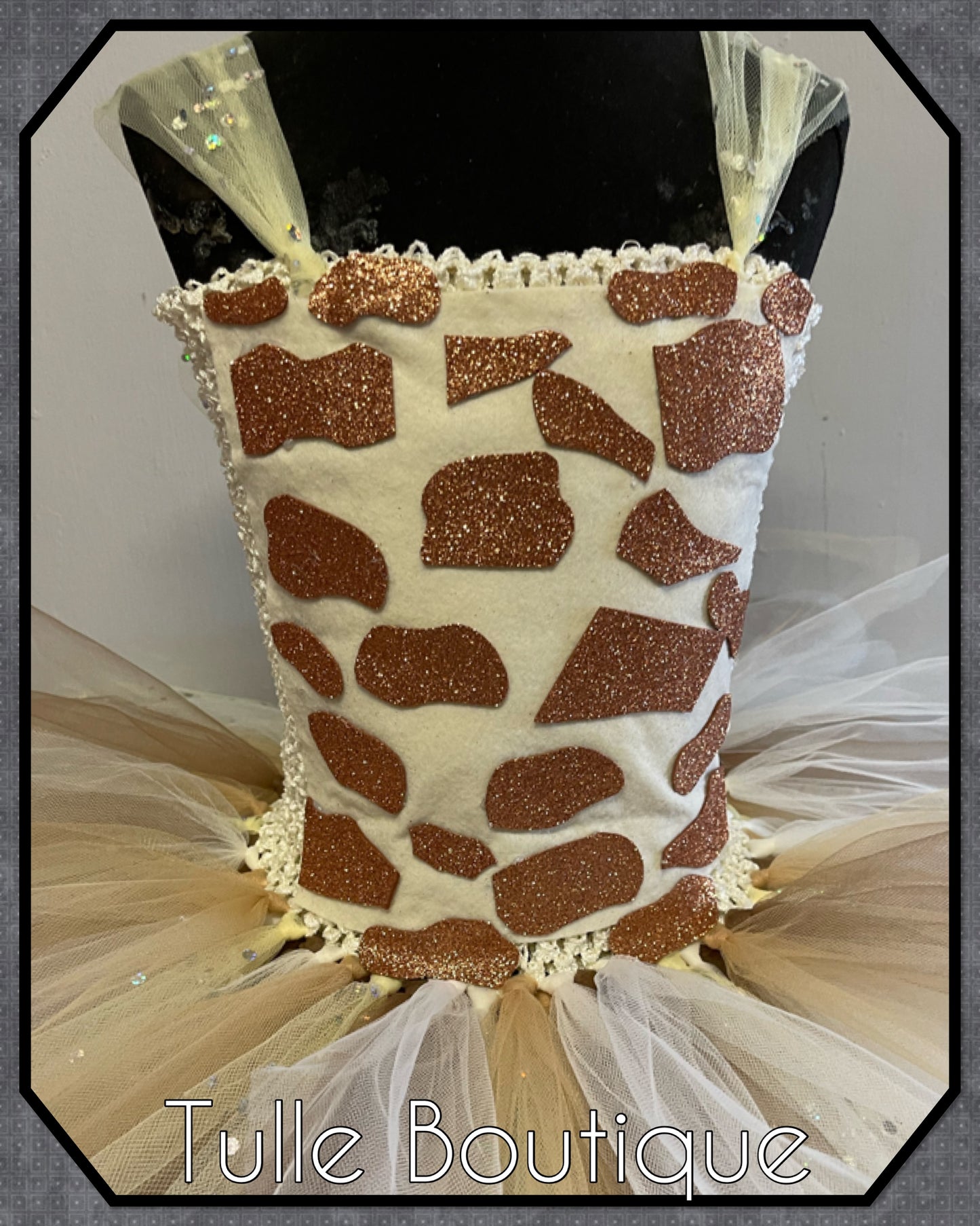 Jungle Princess birthday Giraffe tutu dress