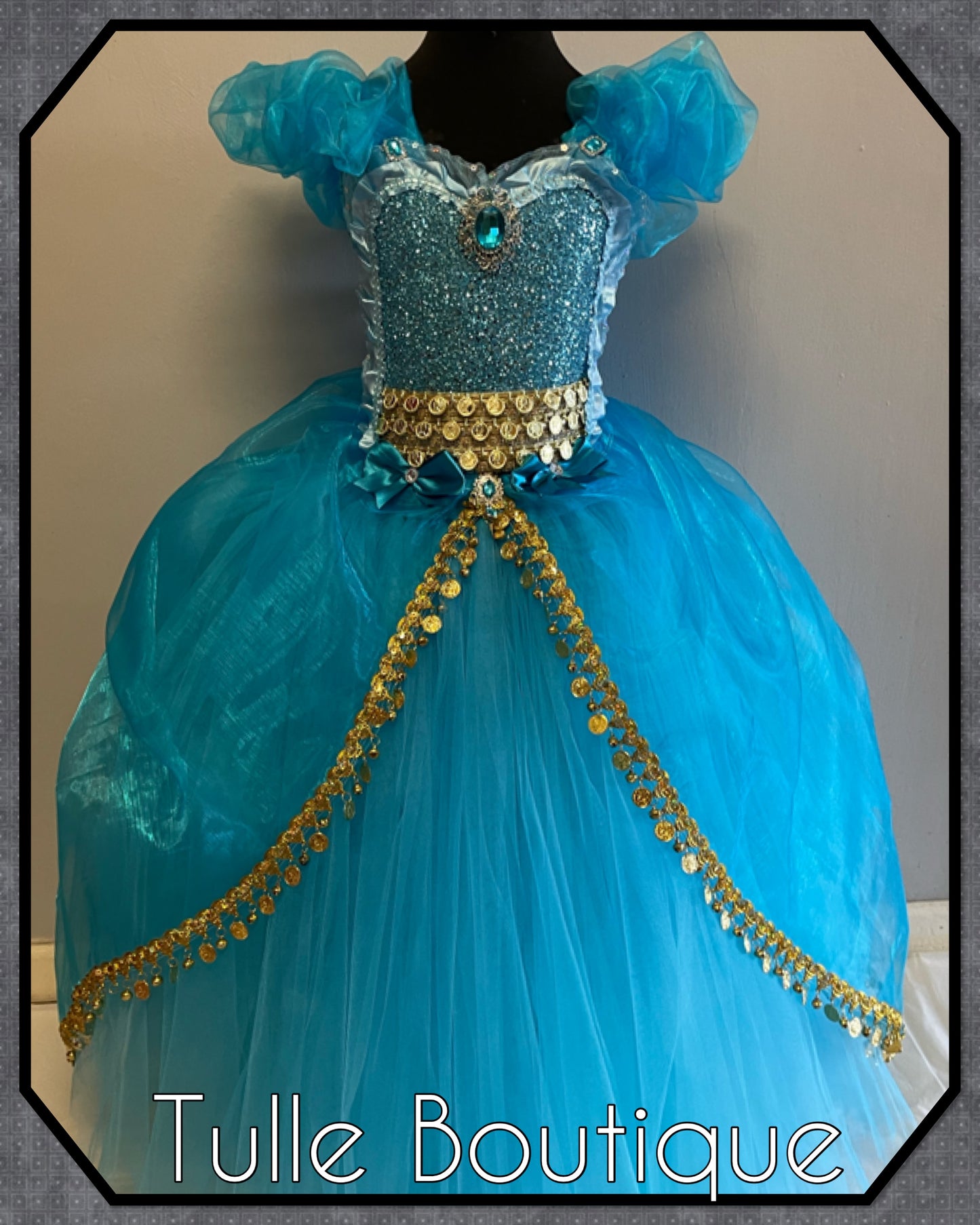 Arabian princess Jasmine ballgown tutu dress