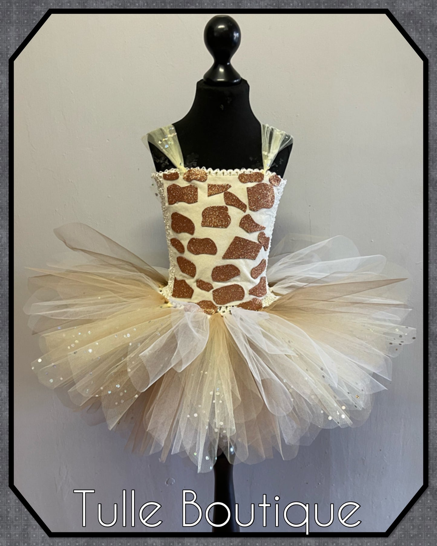 Jungle Princess birthday Giraffe tutu dress