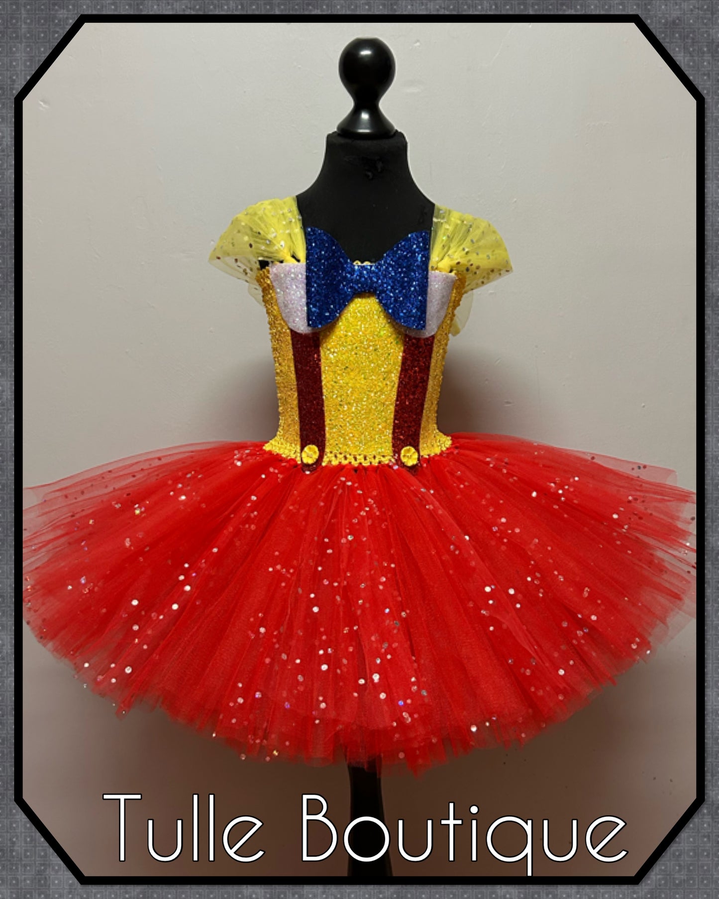 Girls Tweedle Dee or Tweedle Dum tutu birthday party fancy dress costume