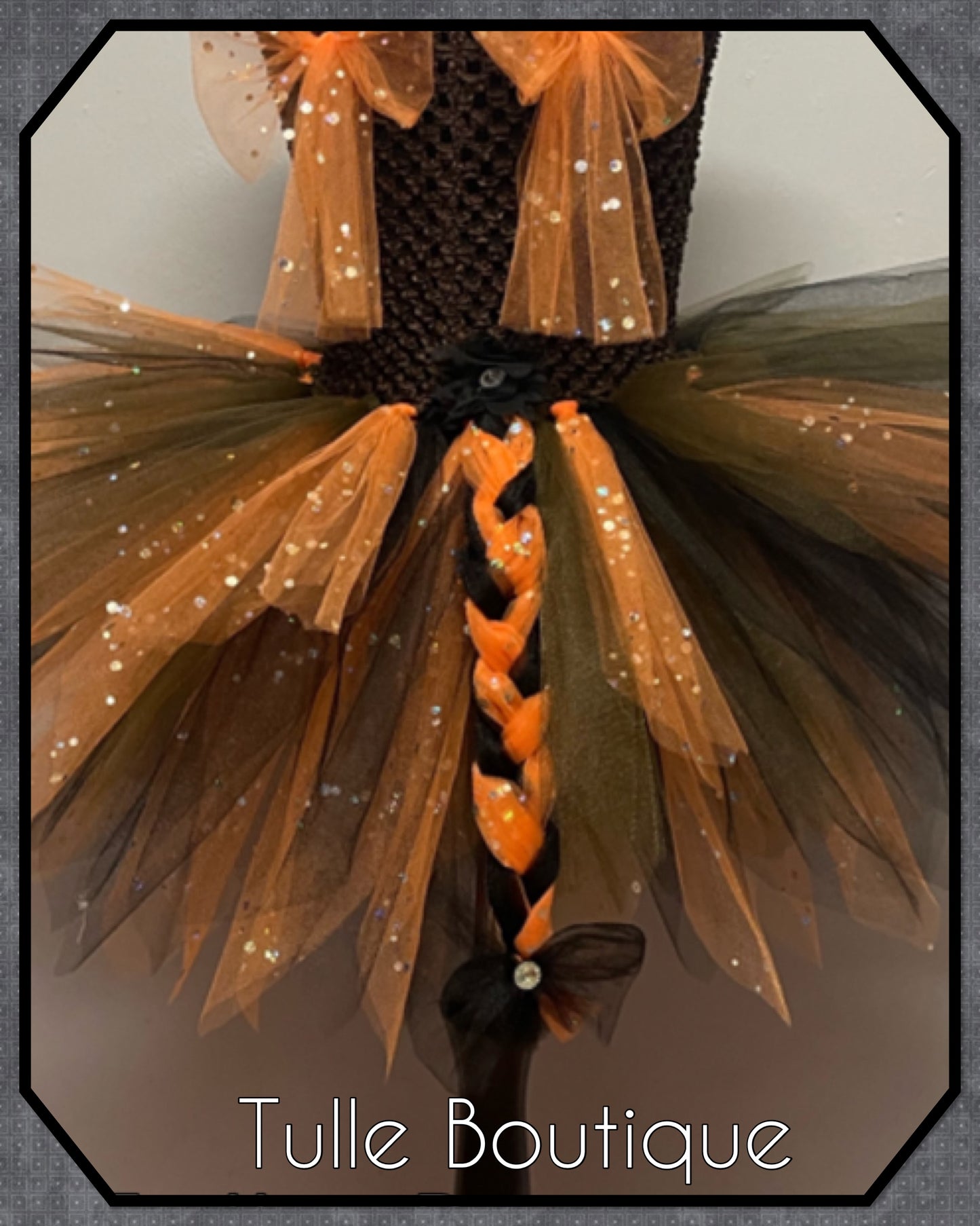 Tiger tutu dress jungle animal party outfit