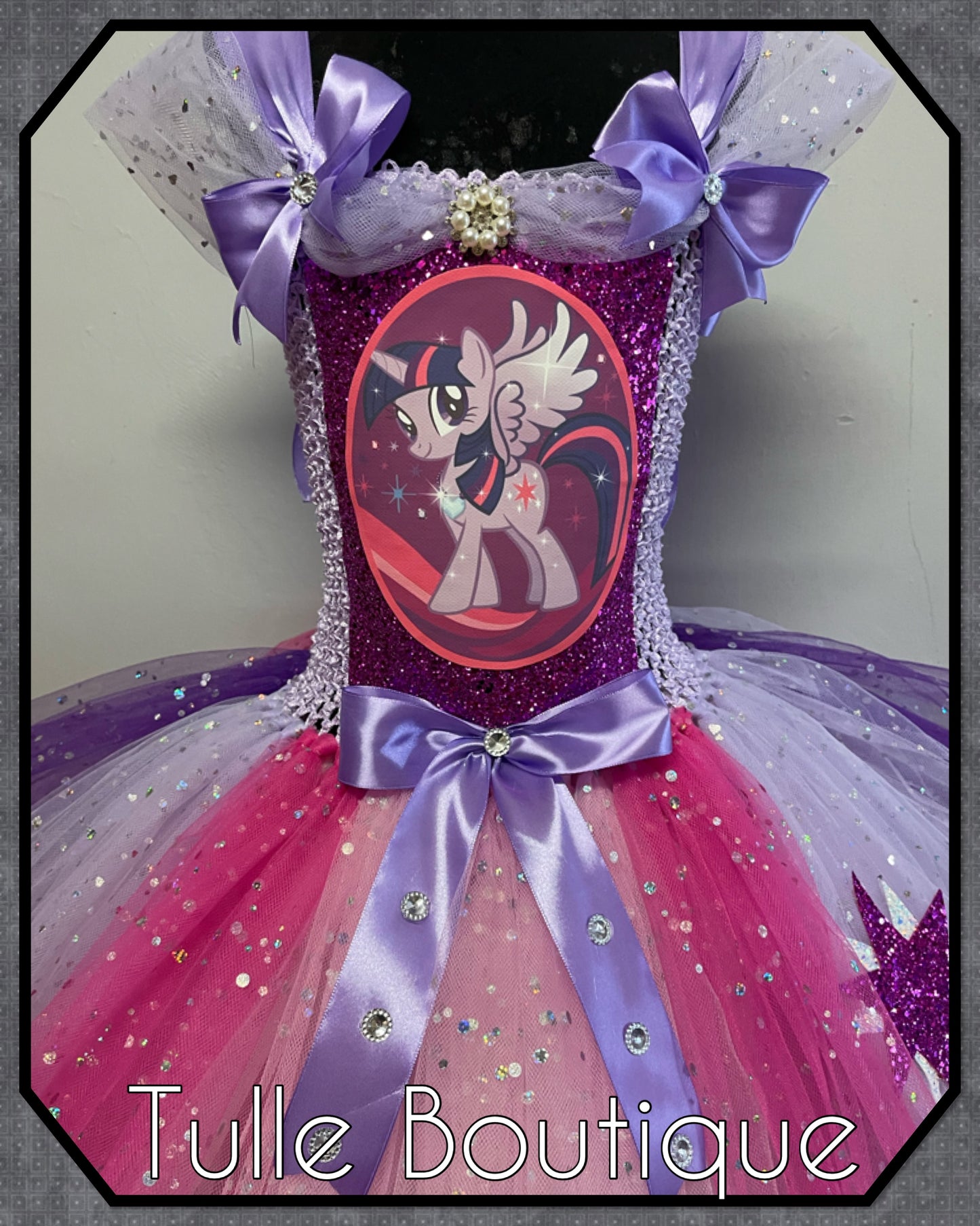 My little pony Twilight Sparkle princess birthday tutu dress