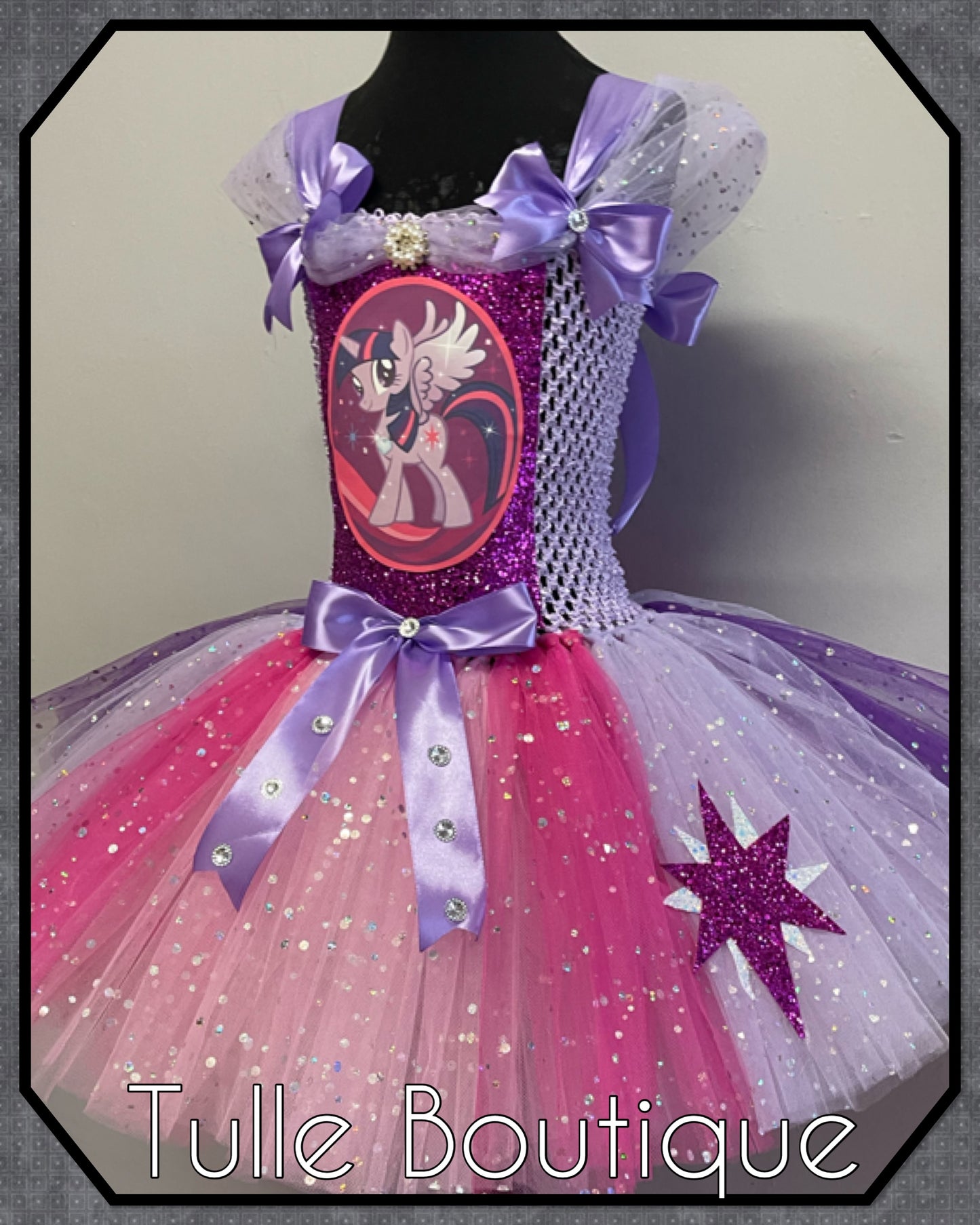 My little pony Twilight Sparkle princess birthday tutu dress