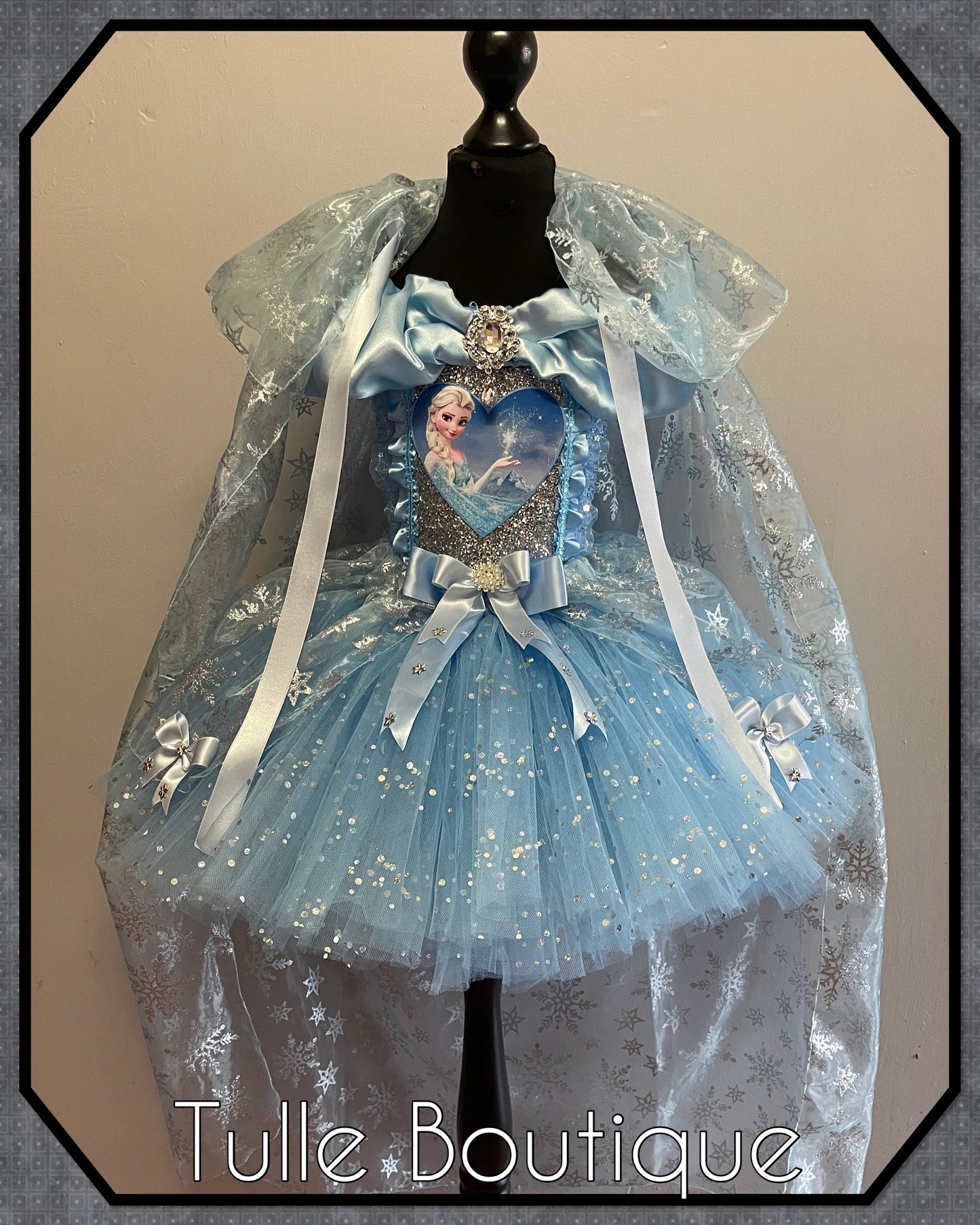 Frozen Elsa ballgown tutu dress