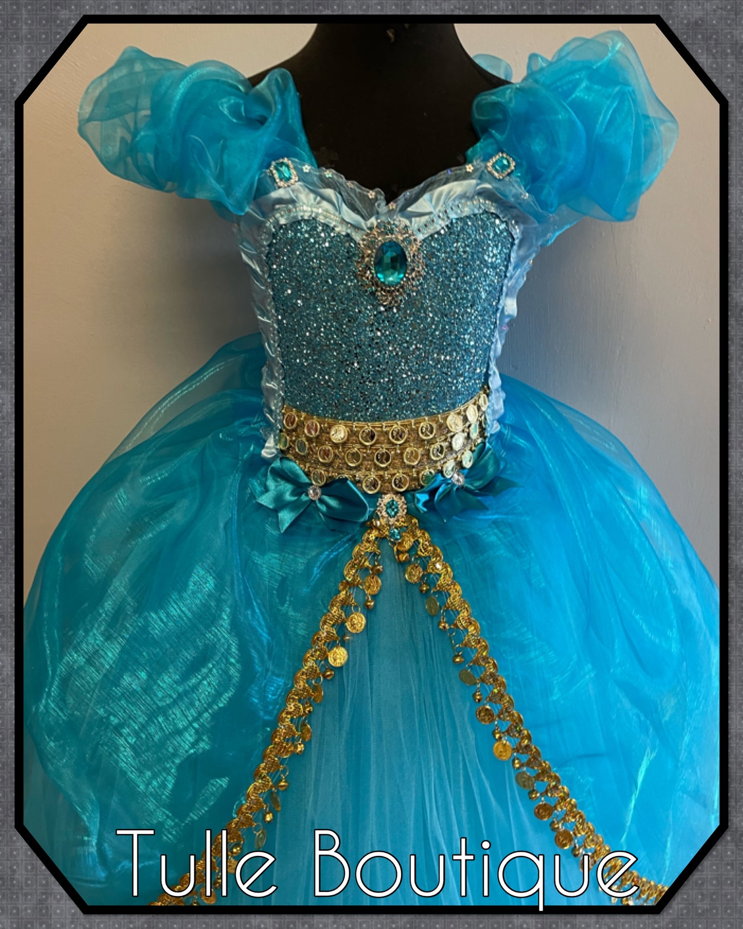 Arabian princess Jasmine ballgown tutu dress